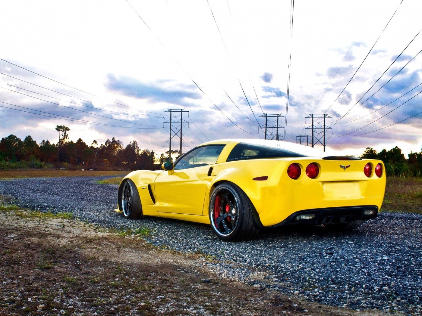 Chevrolet corvette обои