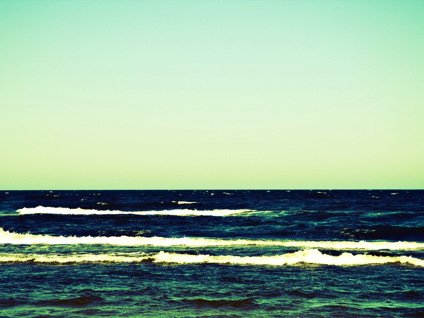 Морская линия обои