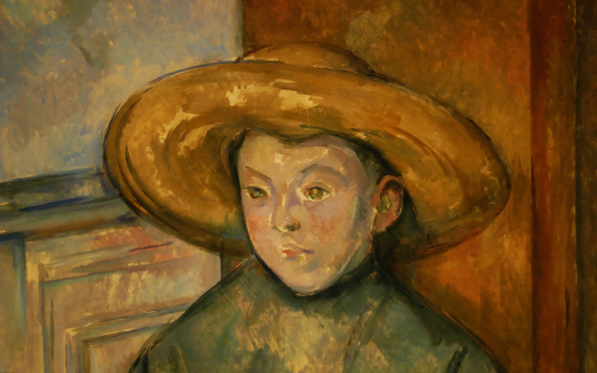 Мальчик в шляпе обои