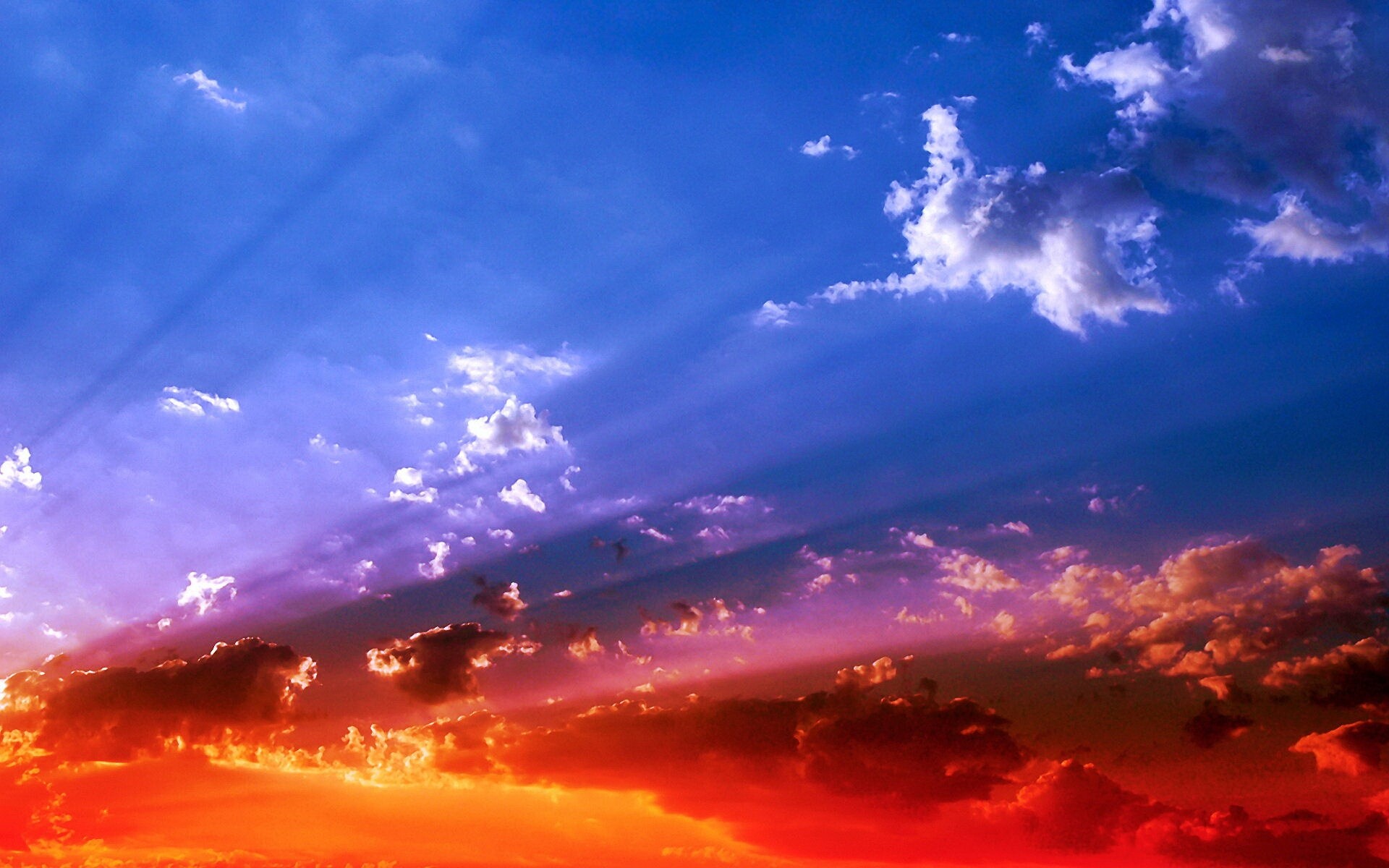 Красота восходящего солнца обои