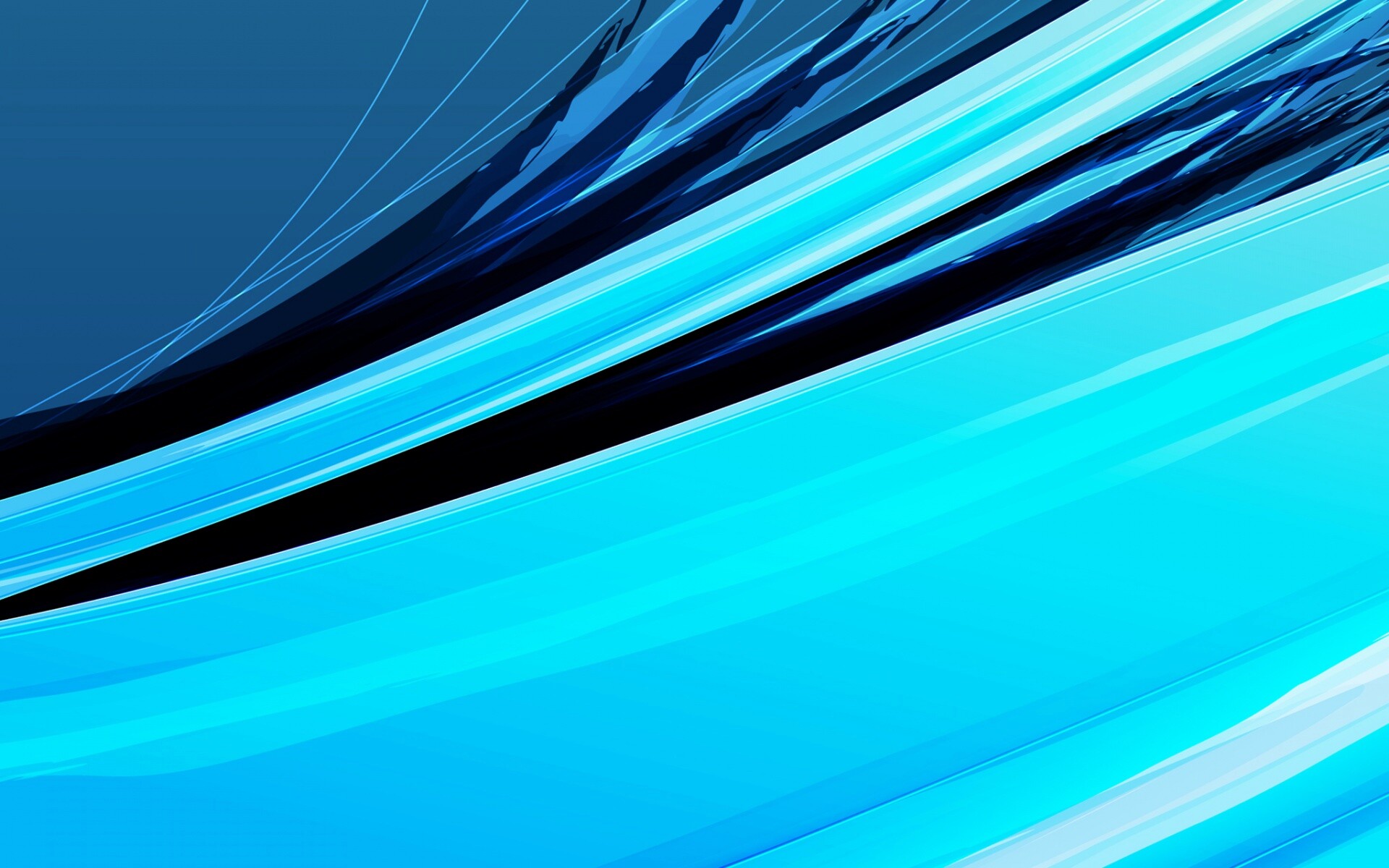 Синие и голубые линии обои