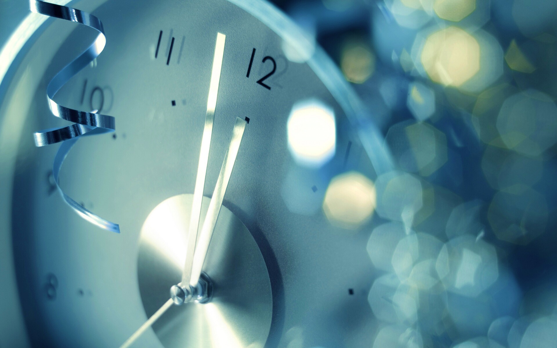 Часы в ожидании нового года обои