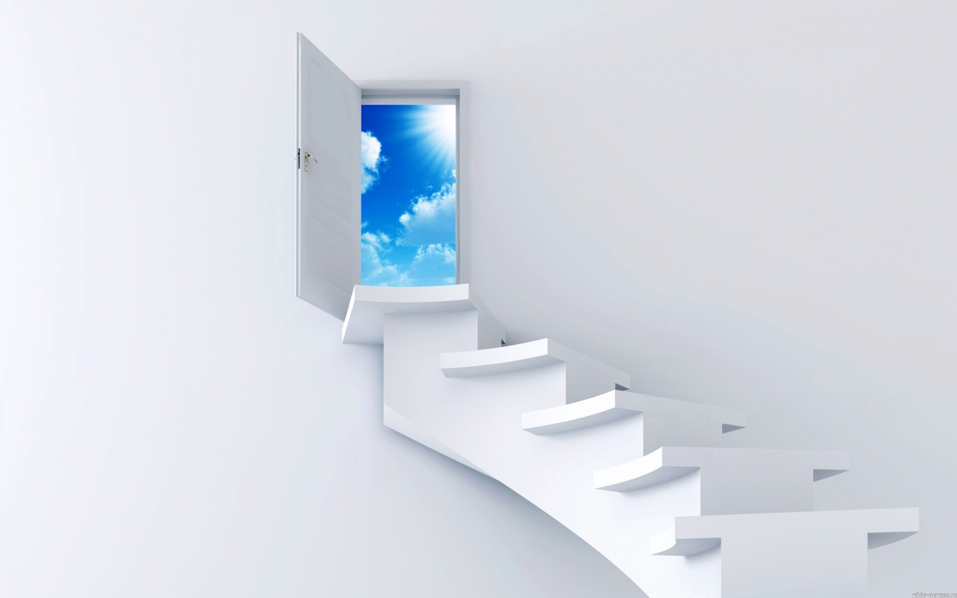 Лестница в небо обои