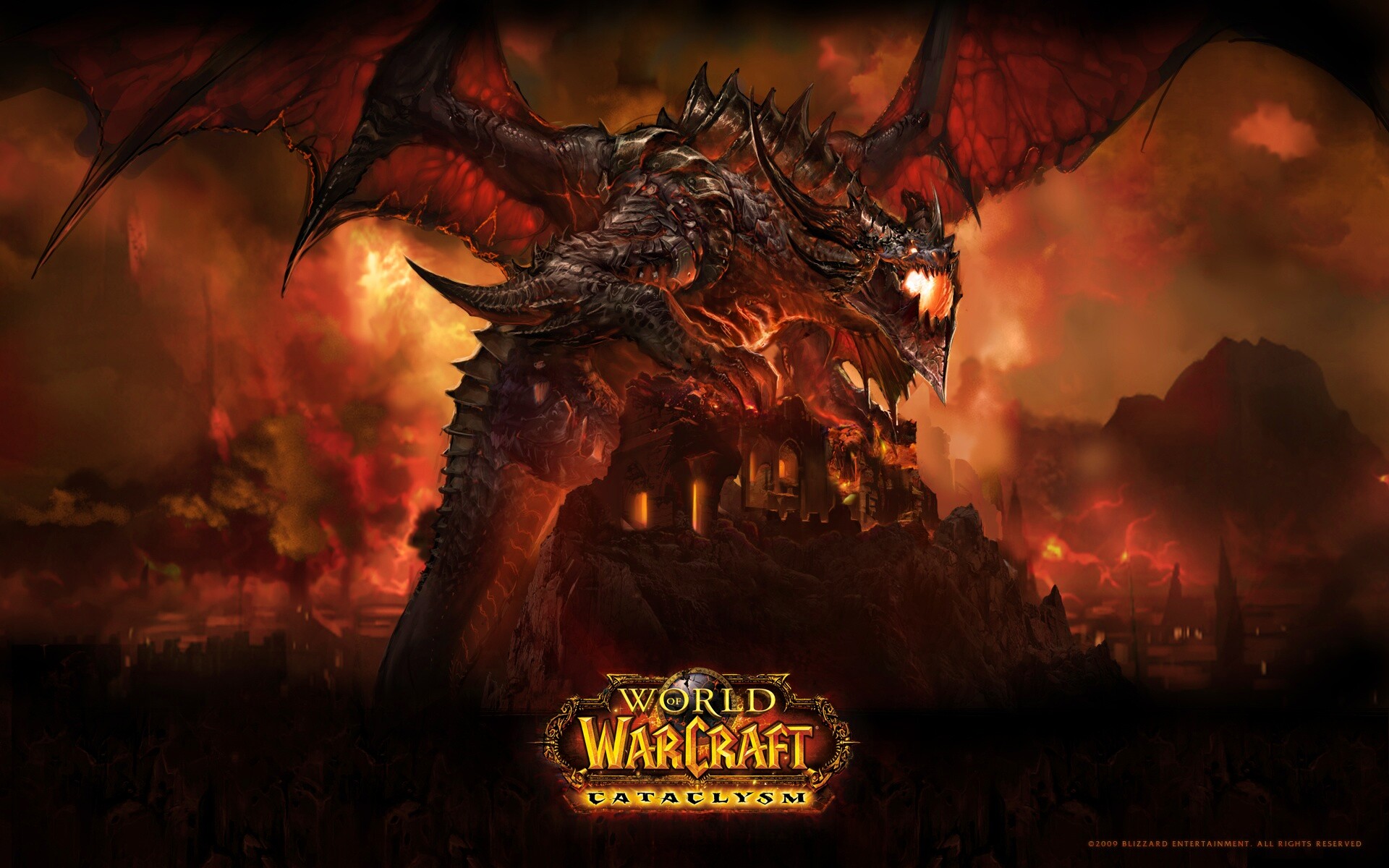 Дракон из WoW обои