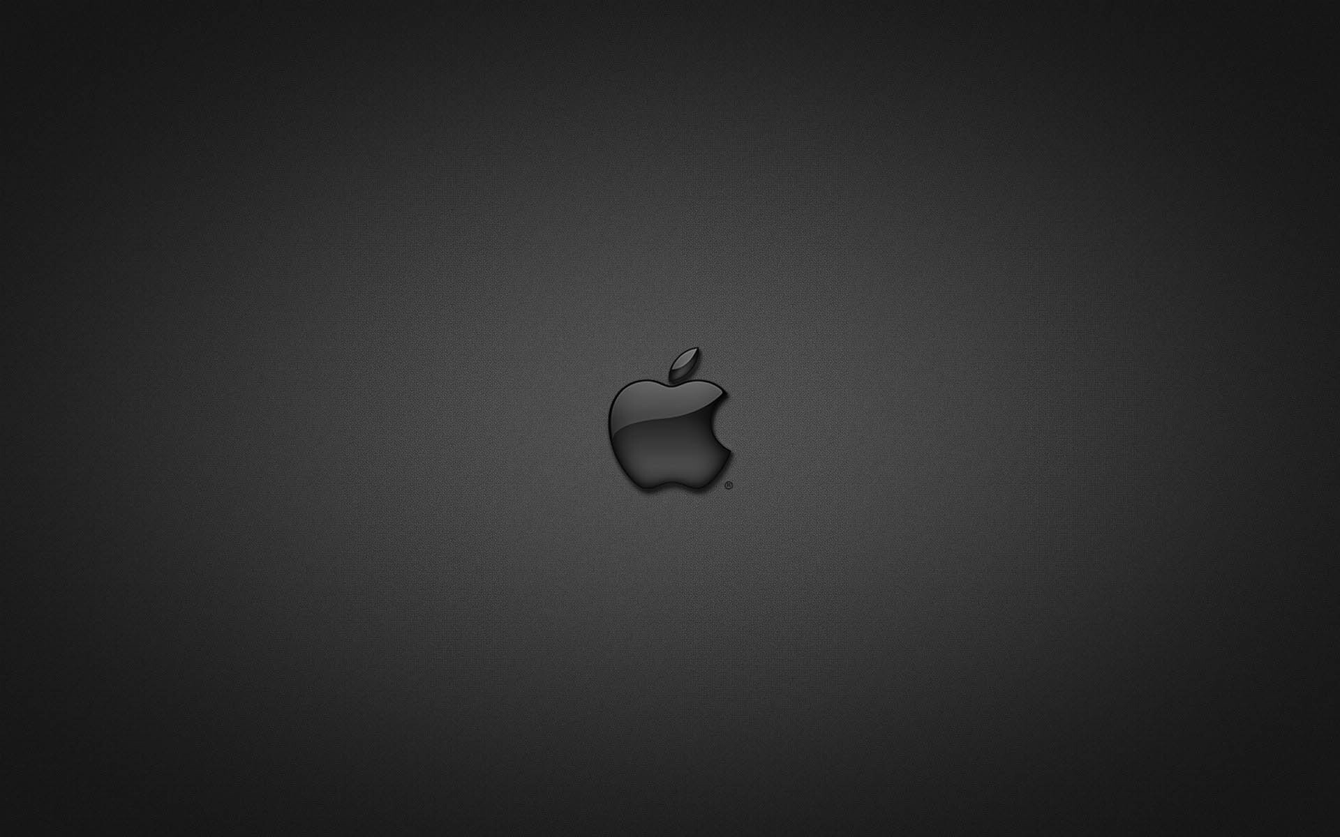 Логотип apple в стекле обои