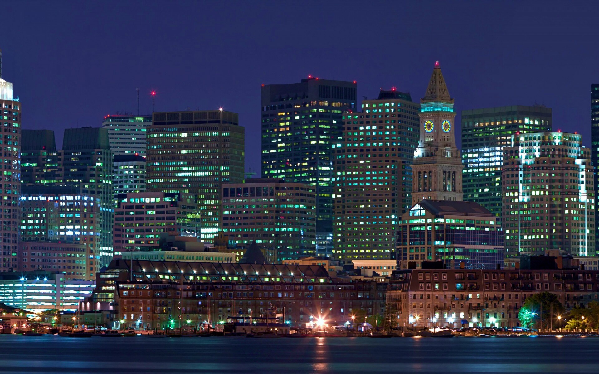 Панорама города обои