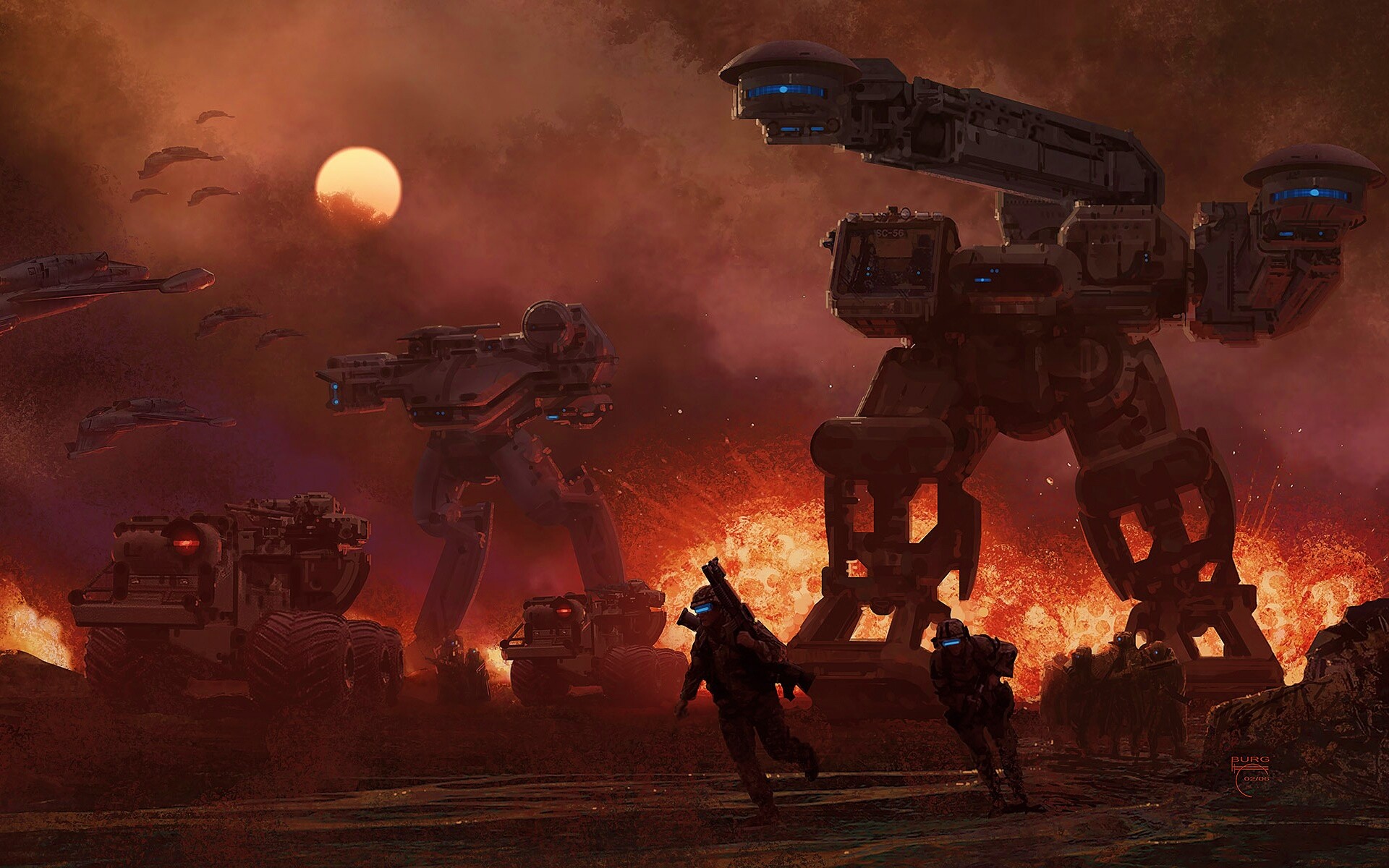 Война будущего обои