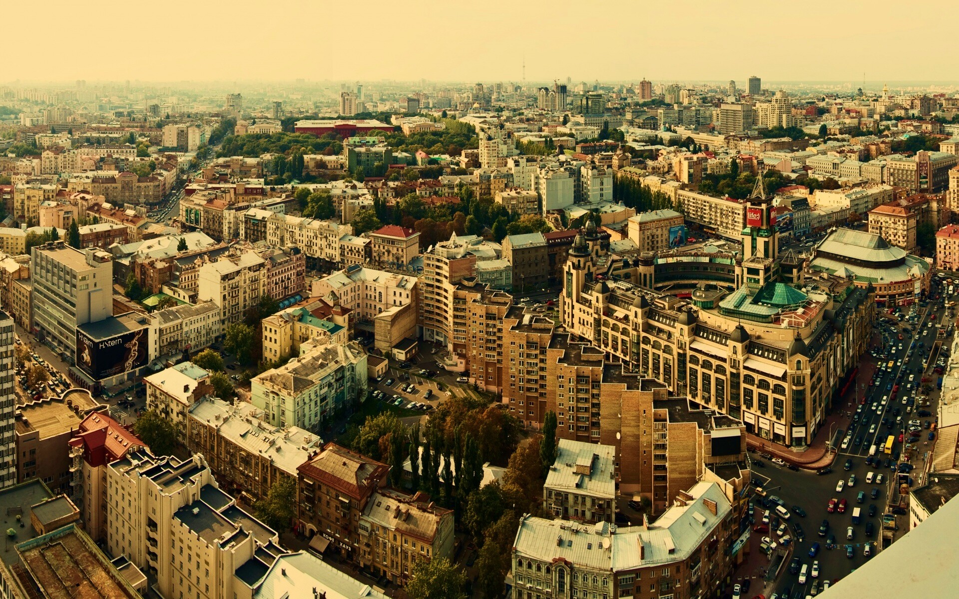 Киевская панорама обои