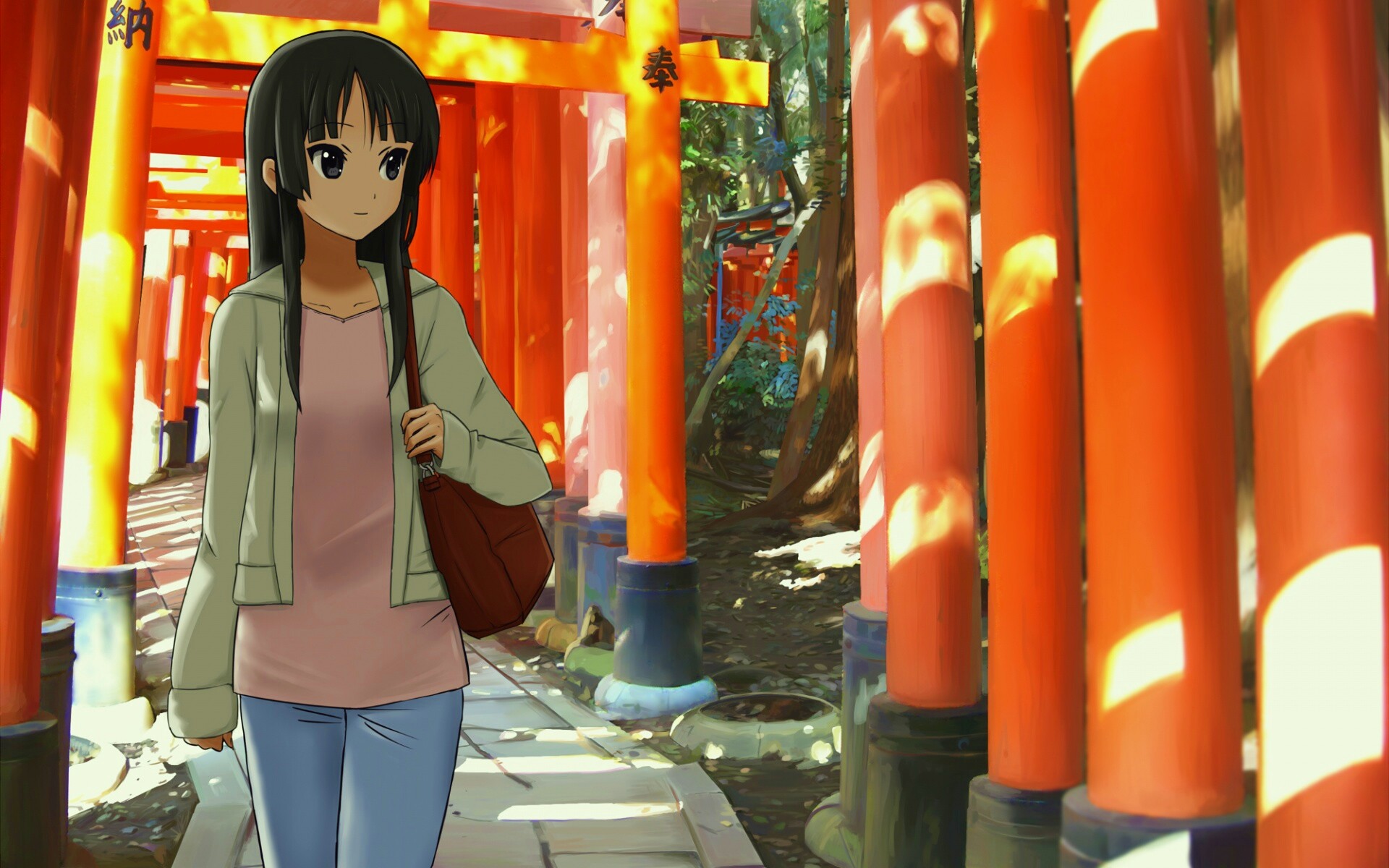 Акияма Мио обои