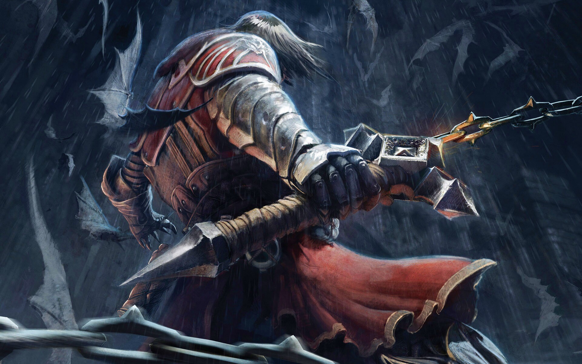 Воин с булавой обои