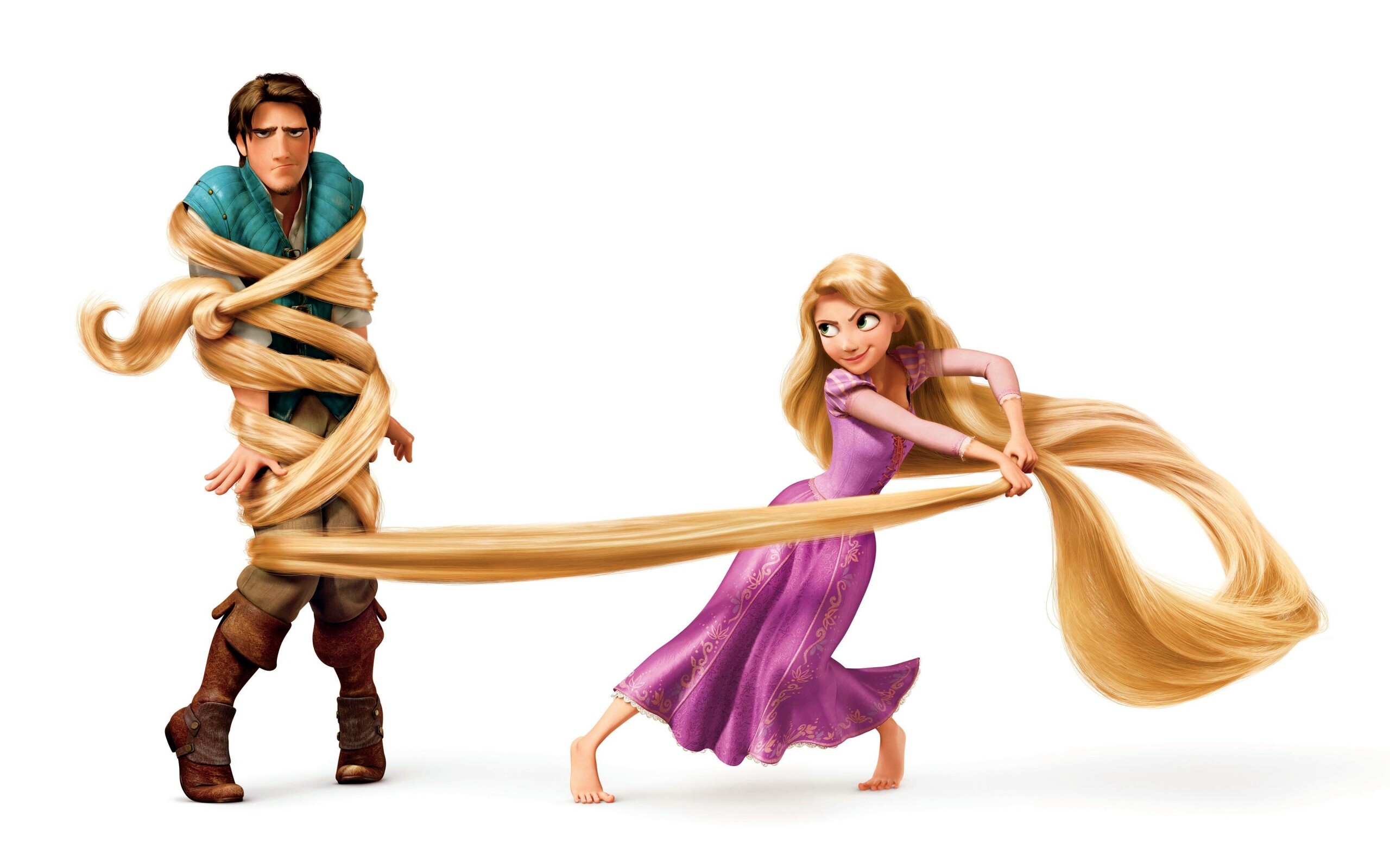 Рапунцель и пойманный Флин обои