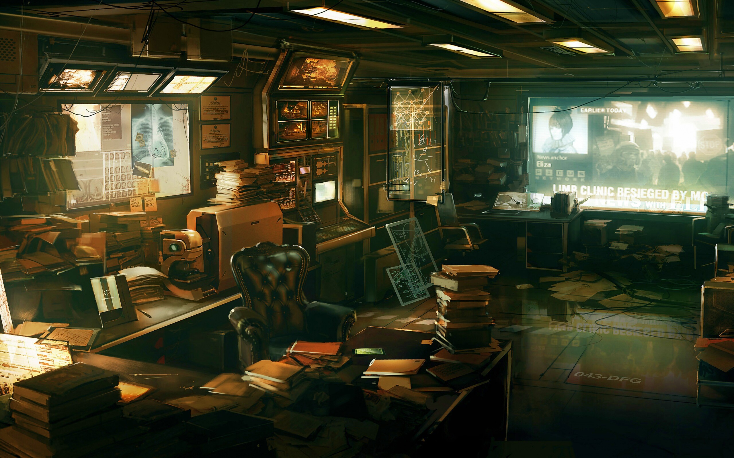 Кабинет обои