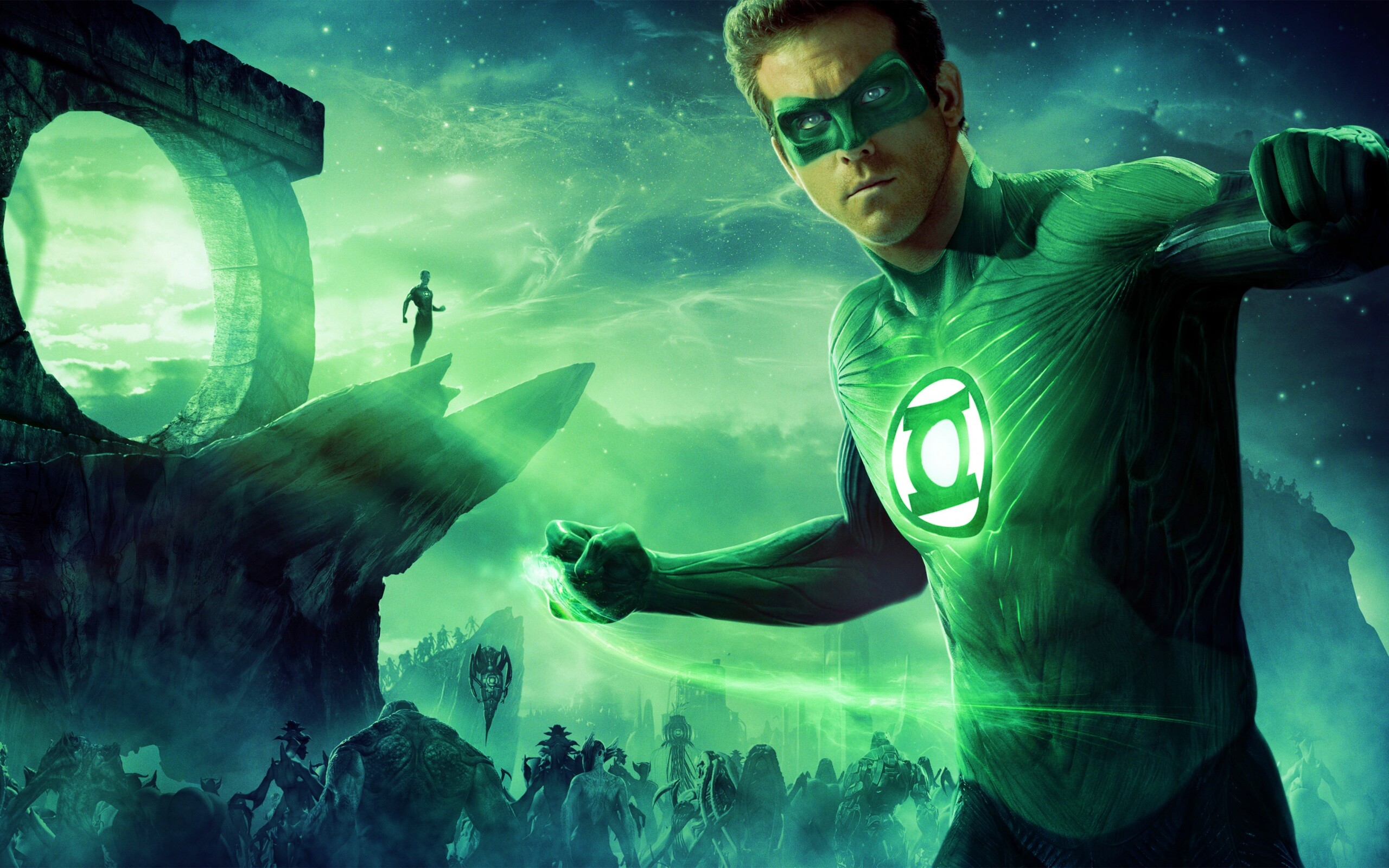 Зелёный фонарь обои