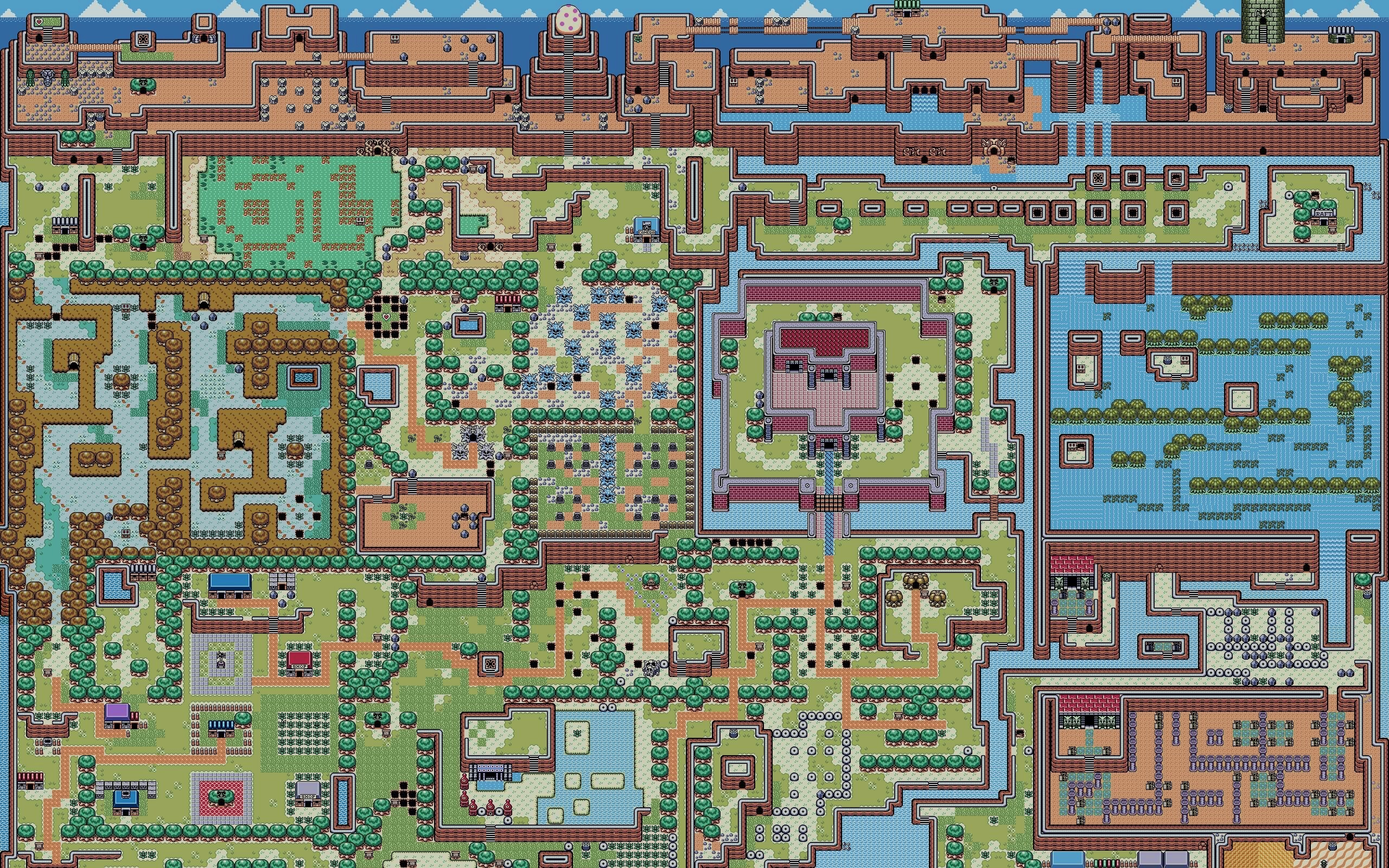 Пиксельный мир обои