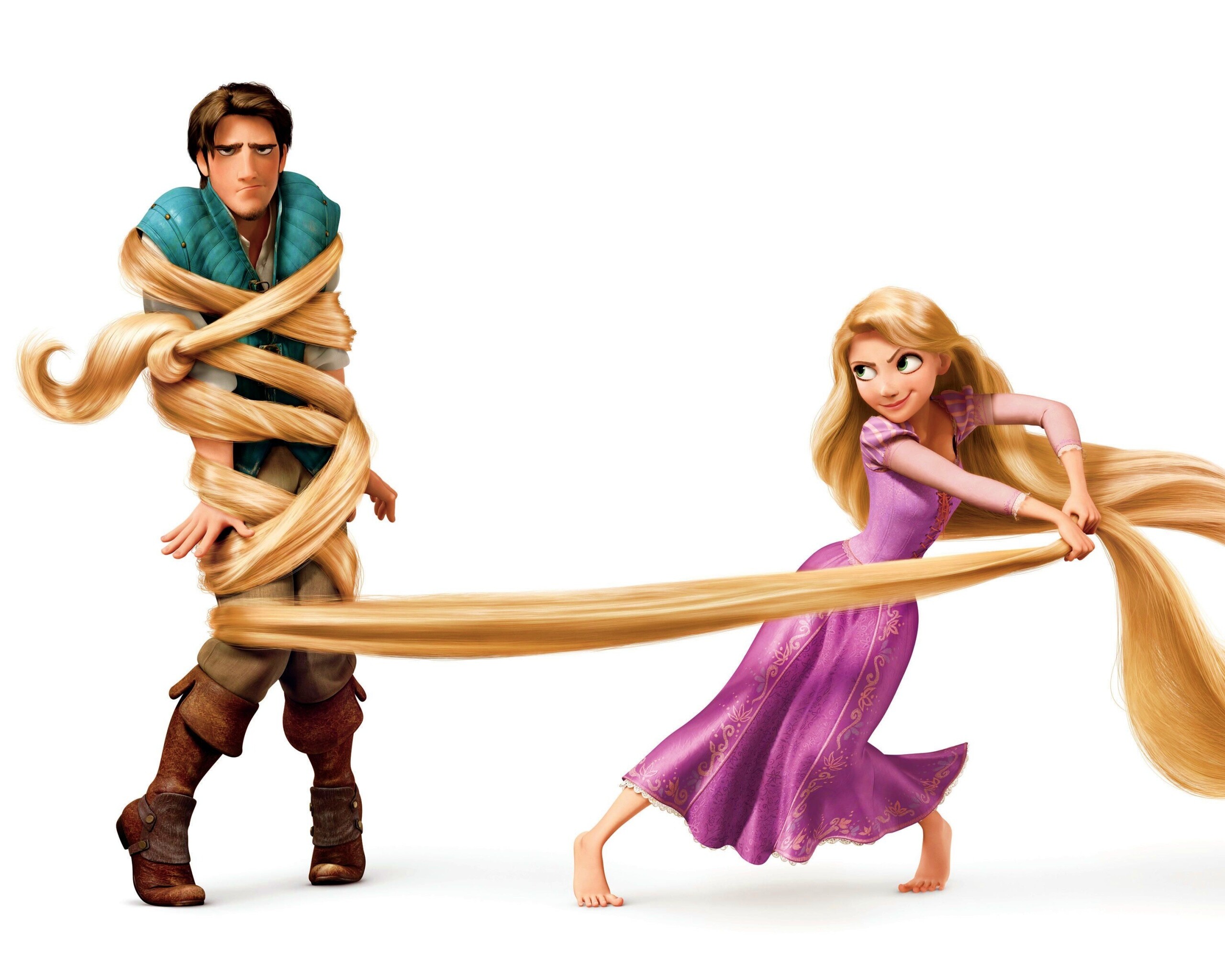 Рапунцель и пойманный Флин обои