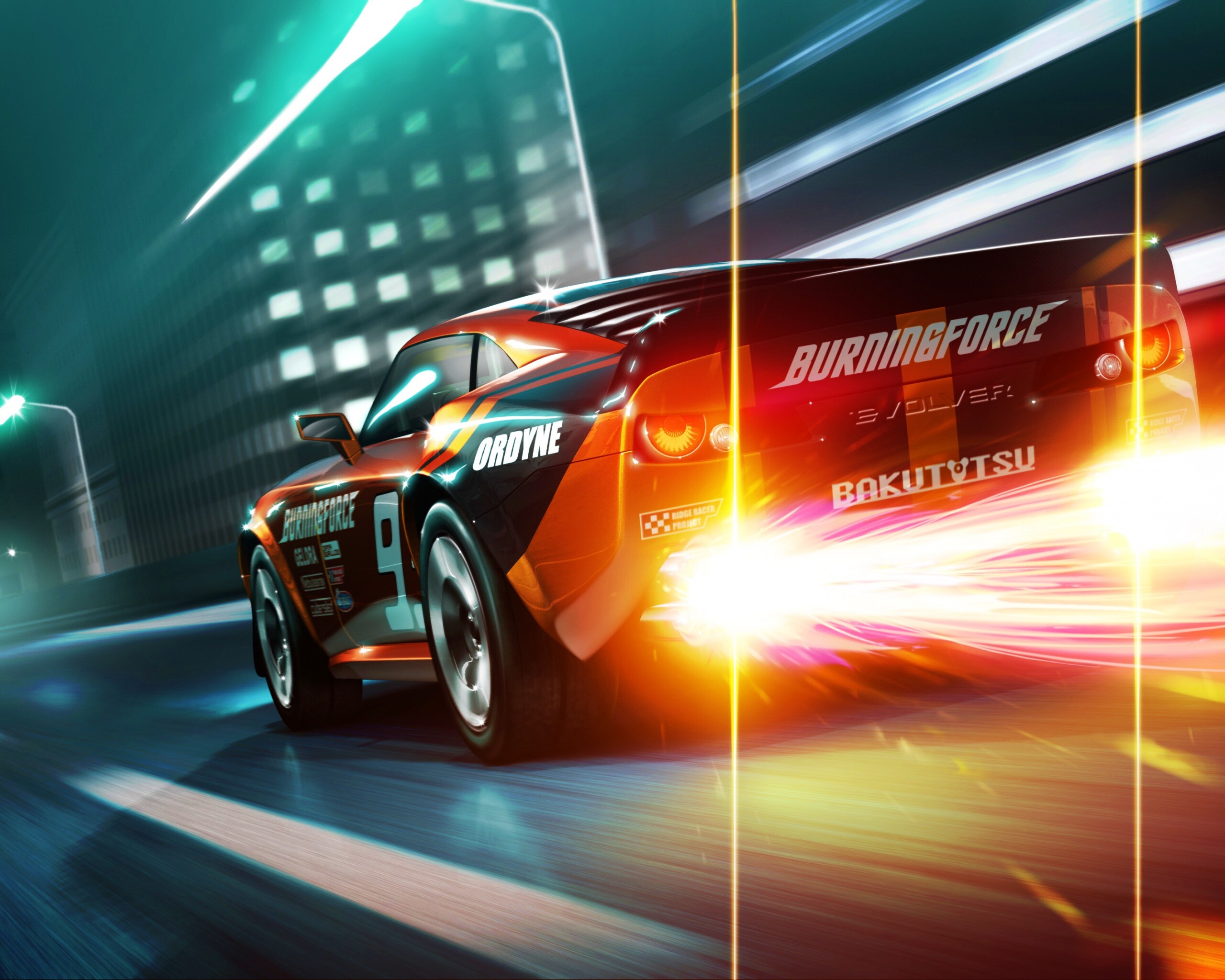 Ночное нитро обои