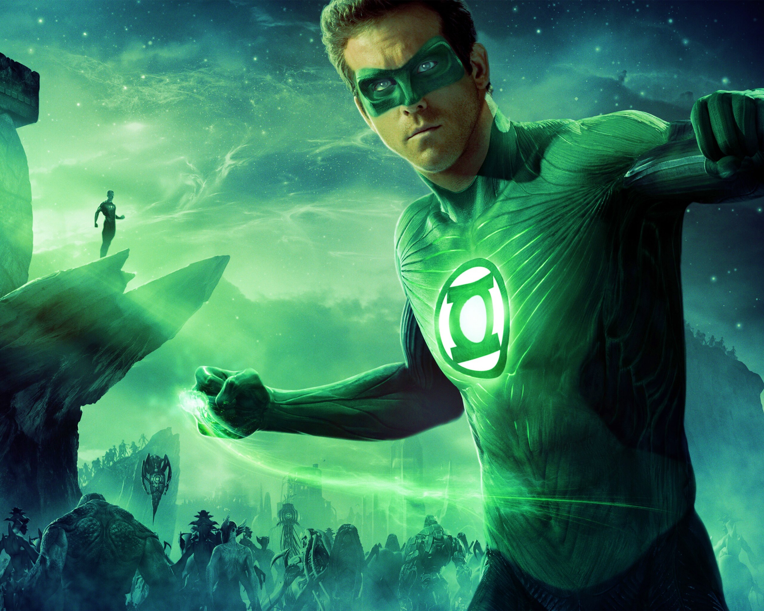 Зелёный фонарь обои