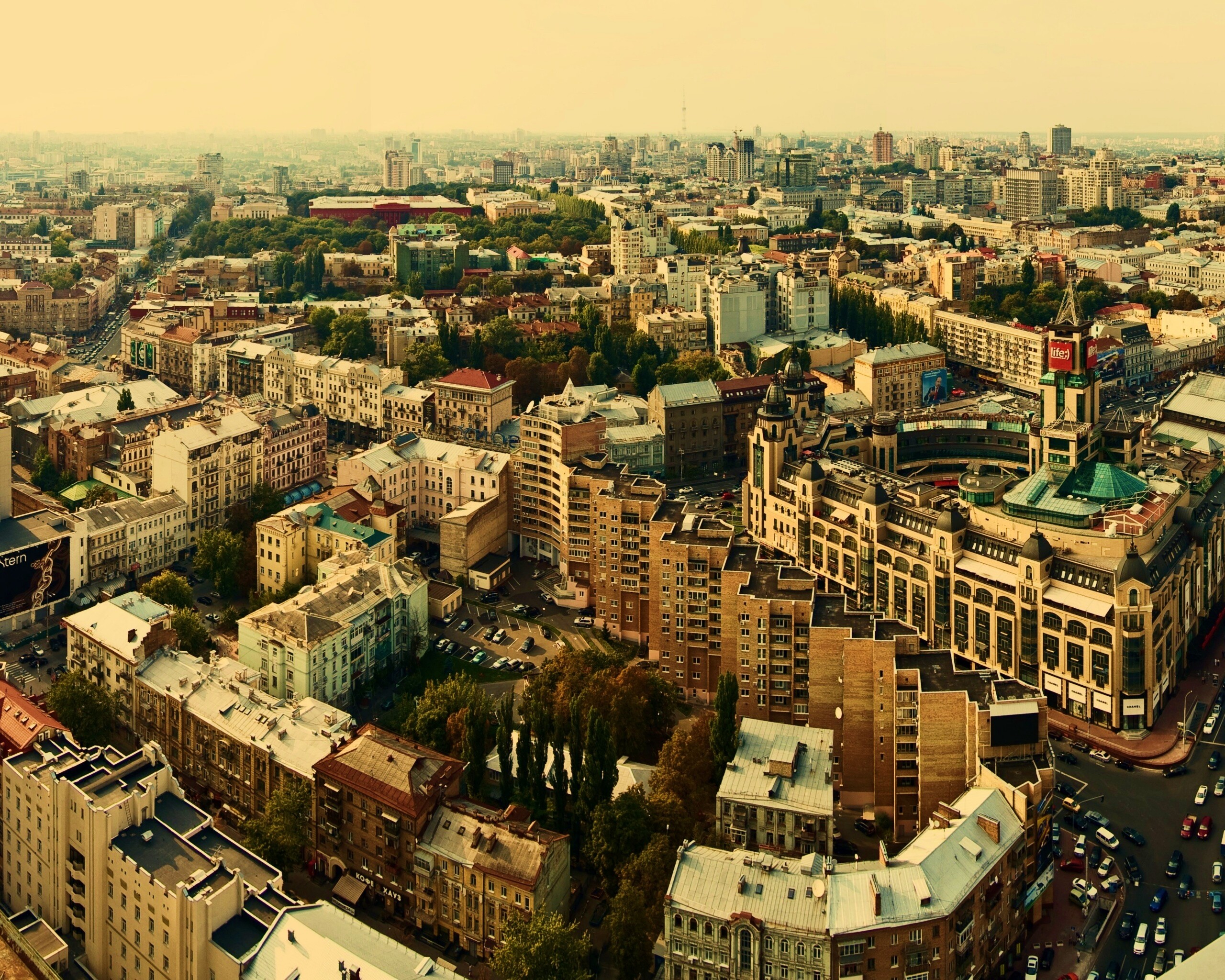 Киевская панорама обои