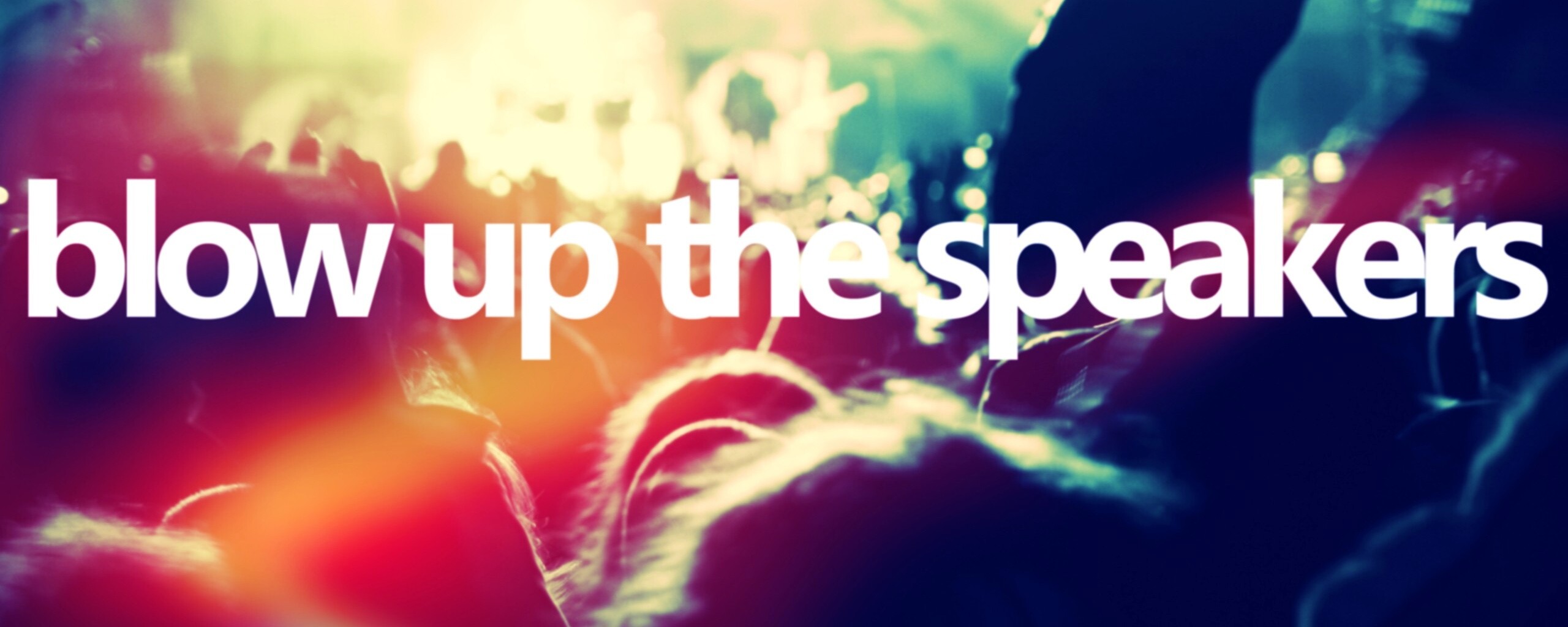 Blow up the speakers обои