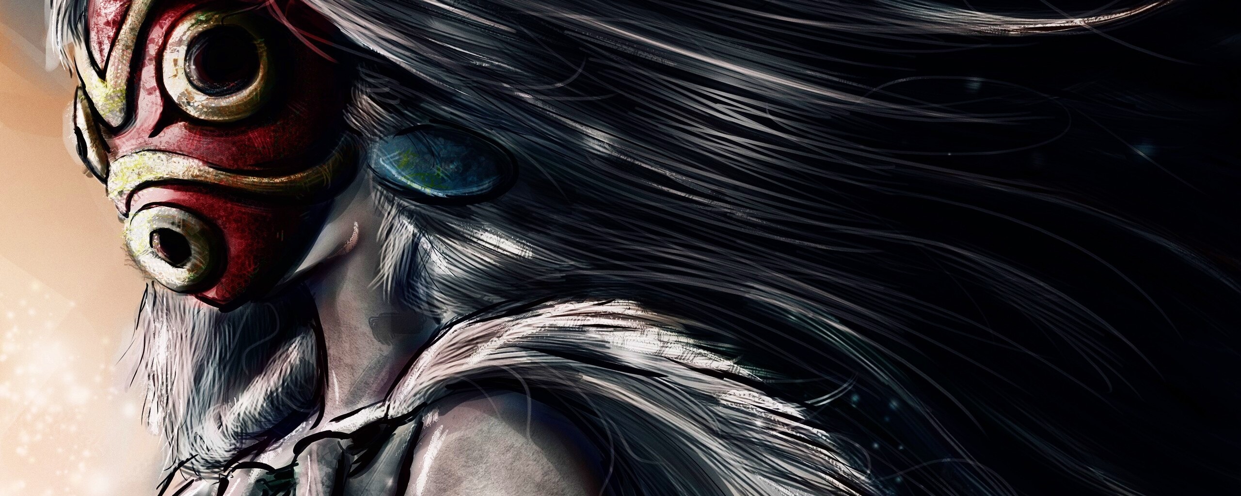 Страшная маска обои