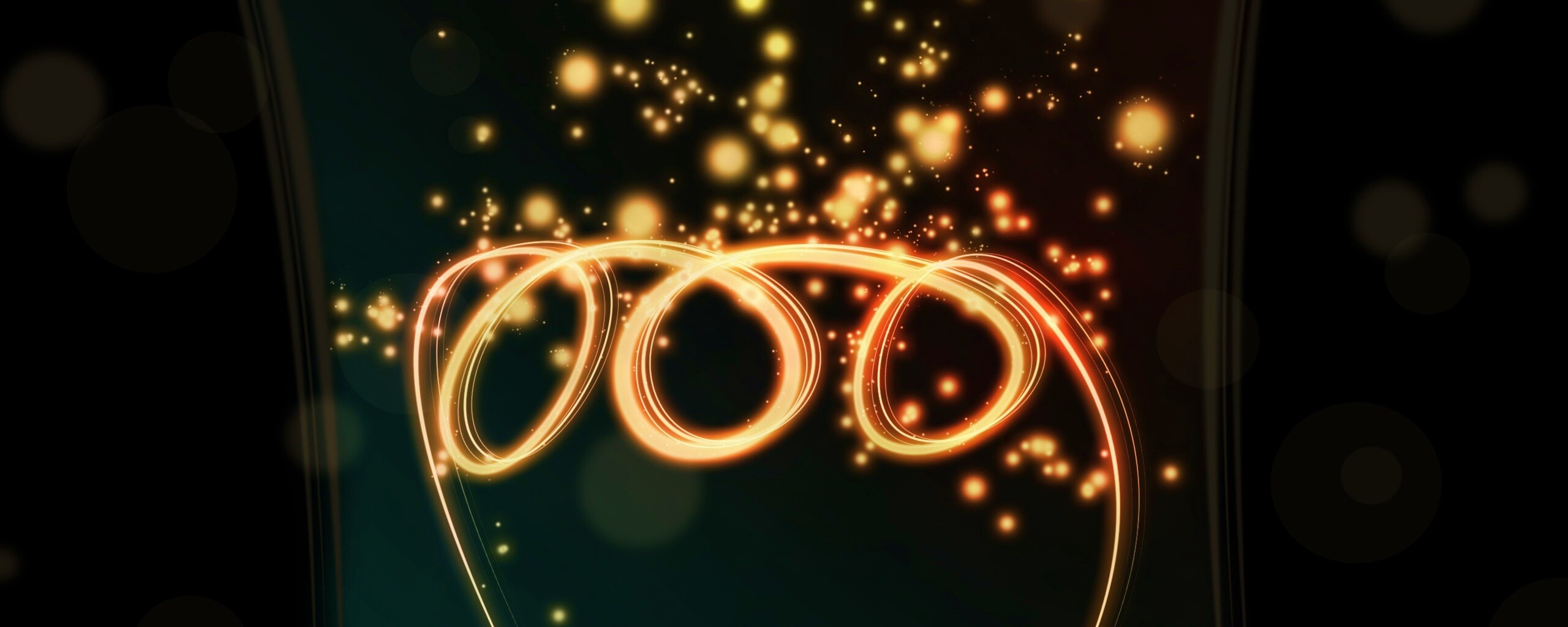 Огненные кольца обои