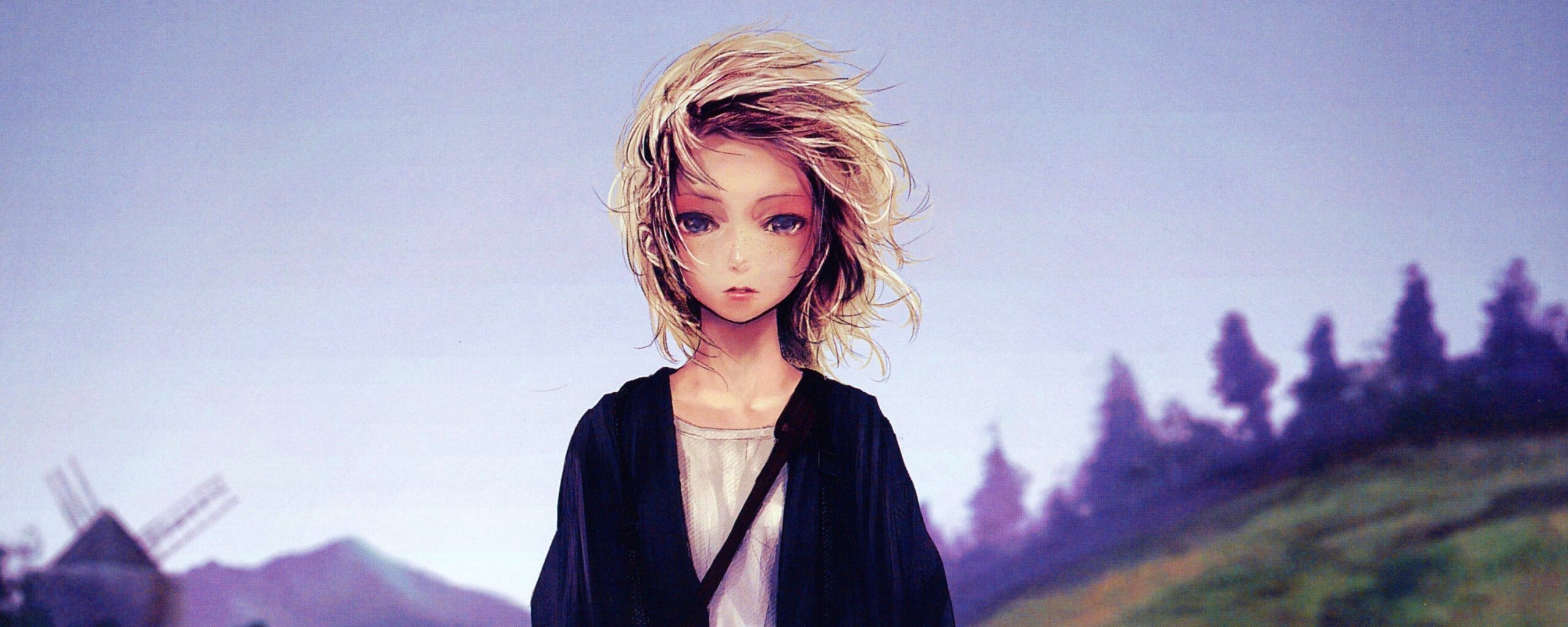 Девушка с фотоаппаратом обои