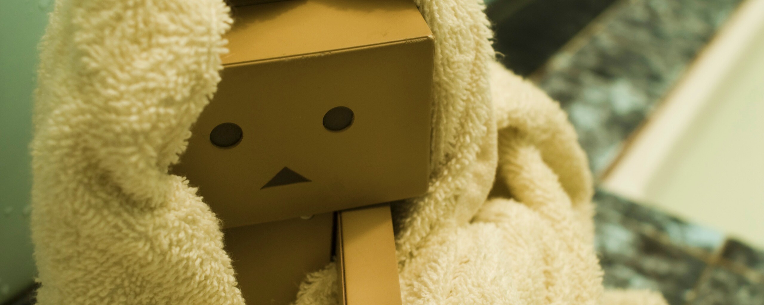 Yotsubato Danbo в полотенце обои