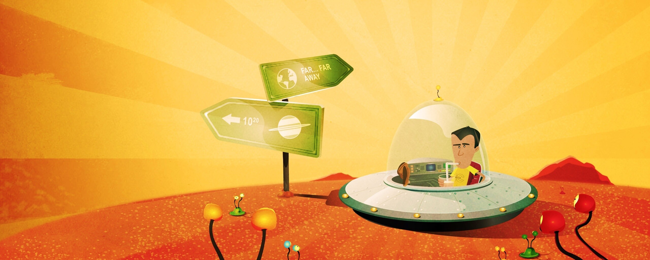 Космическое путешествие обои