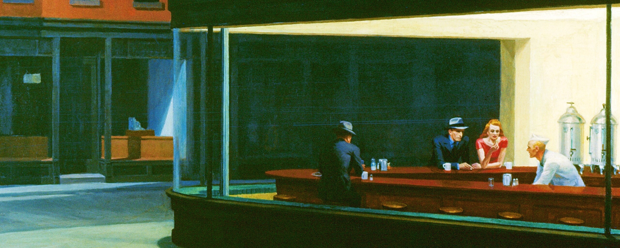 Ночное кафе обои