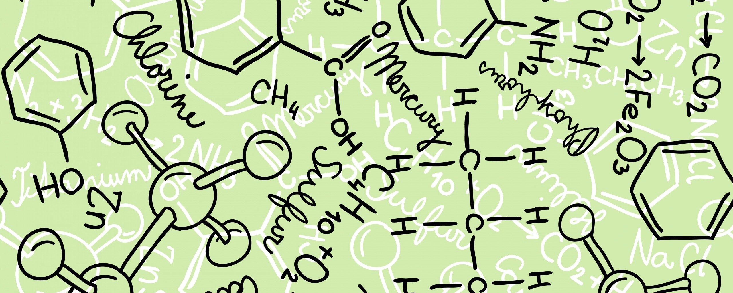 Химические формулы обои