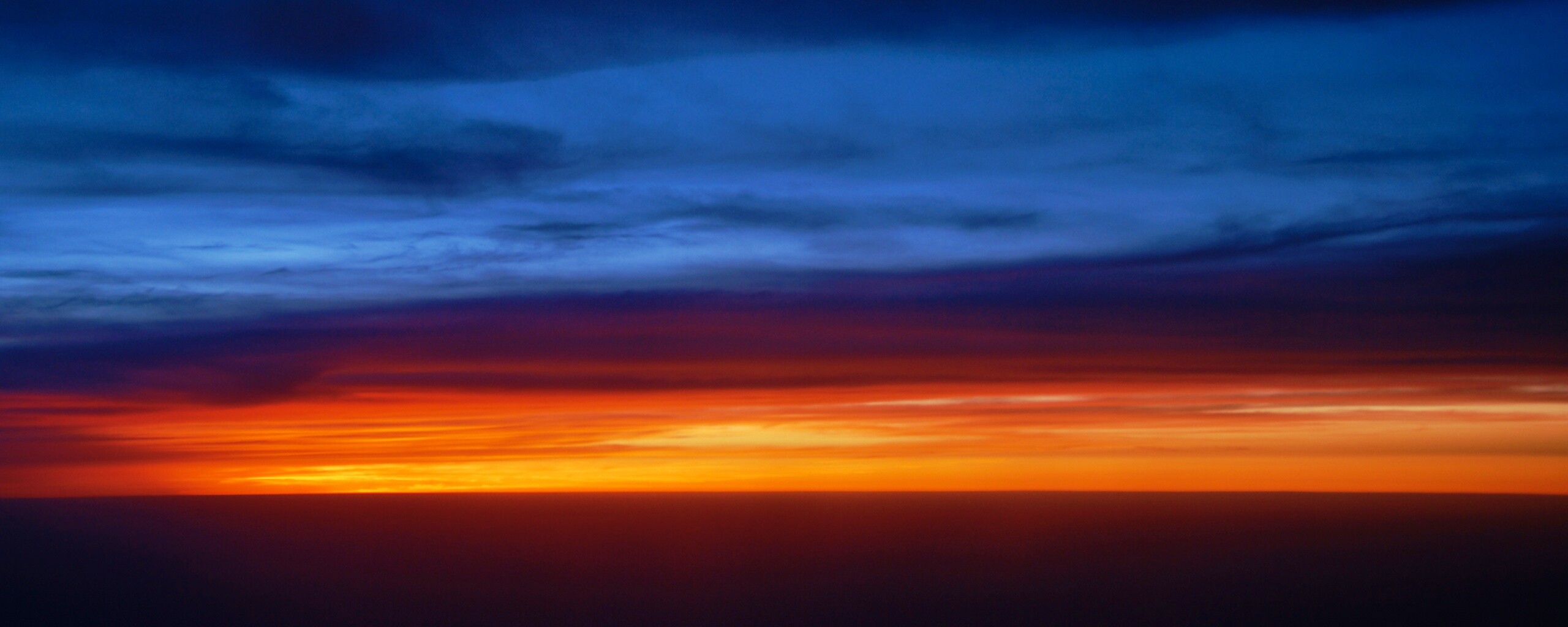 Закатное небо обои