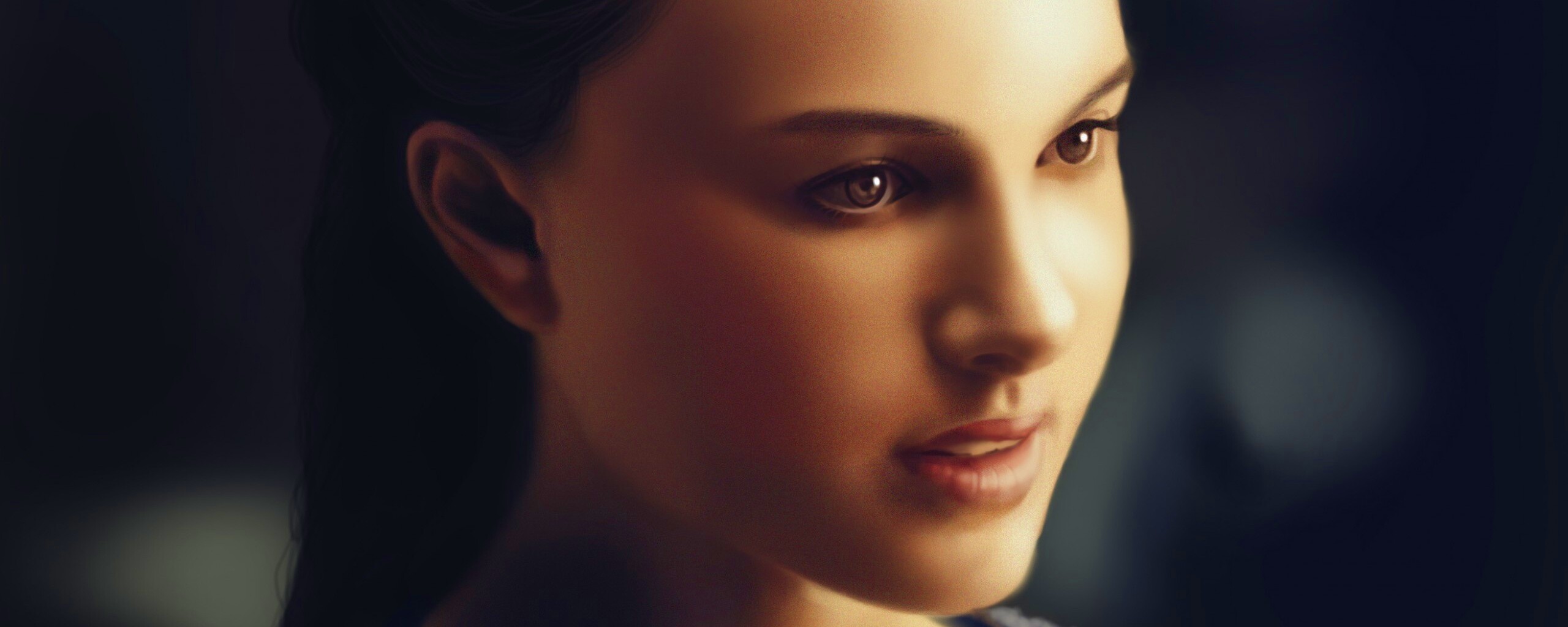 Лицо девушки обои