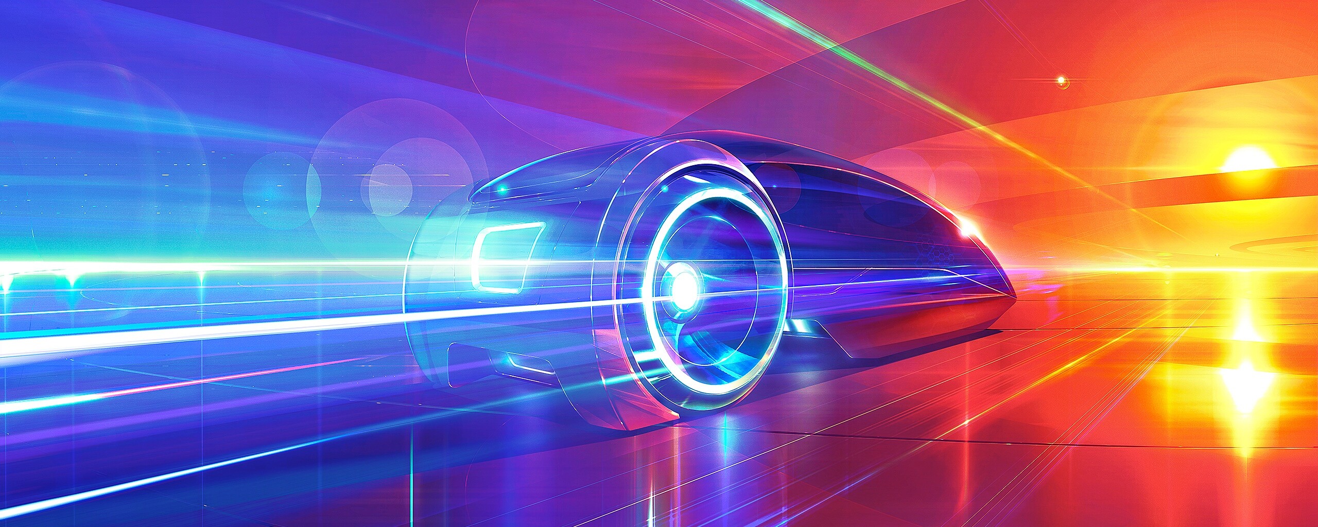 В закат обои