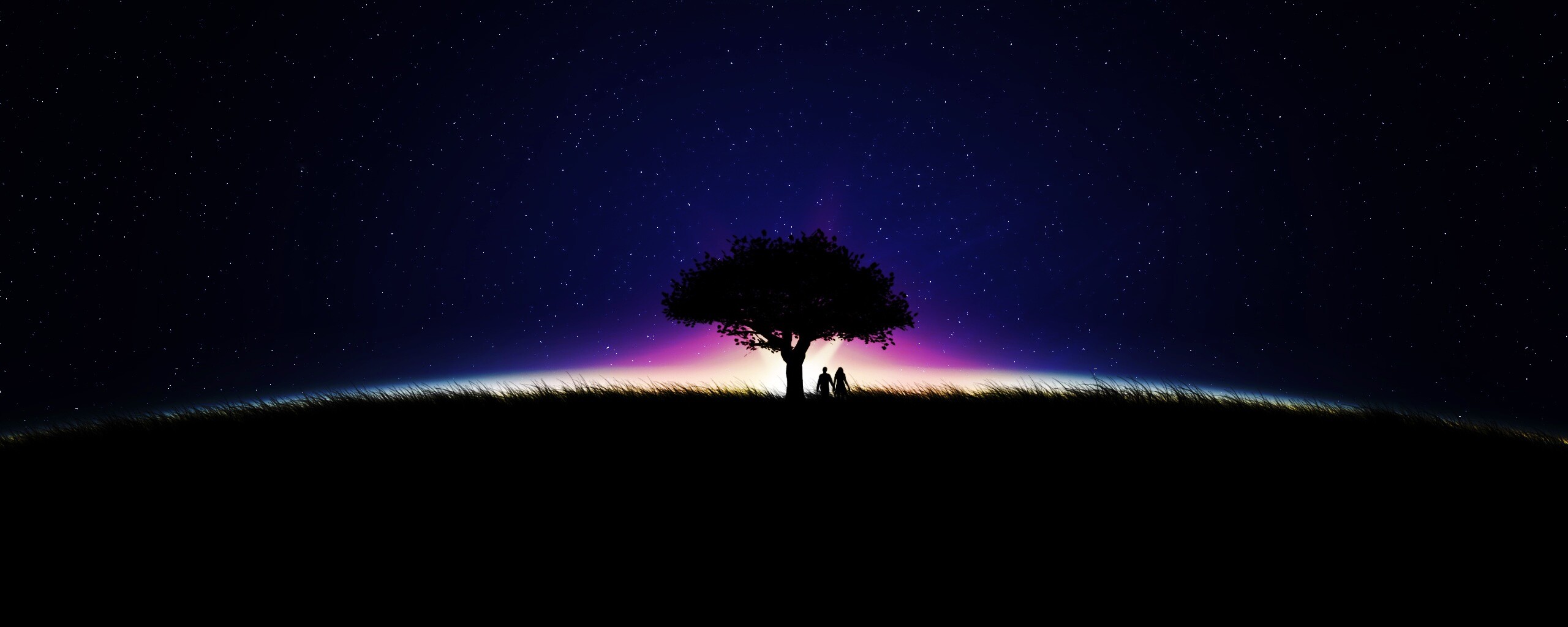 Звёздная ночь обои