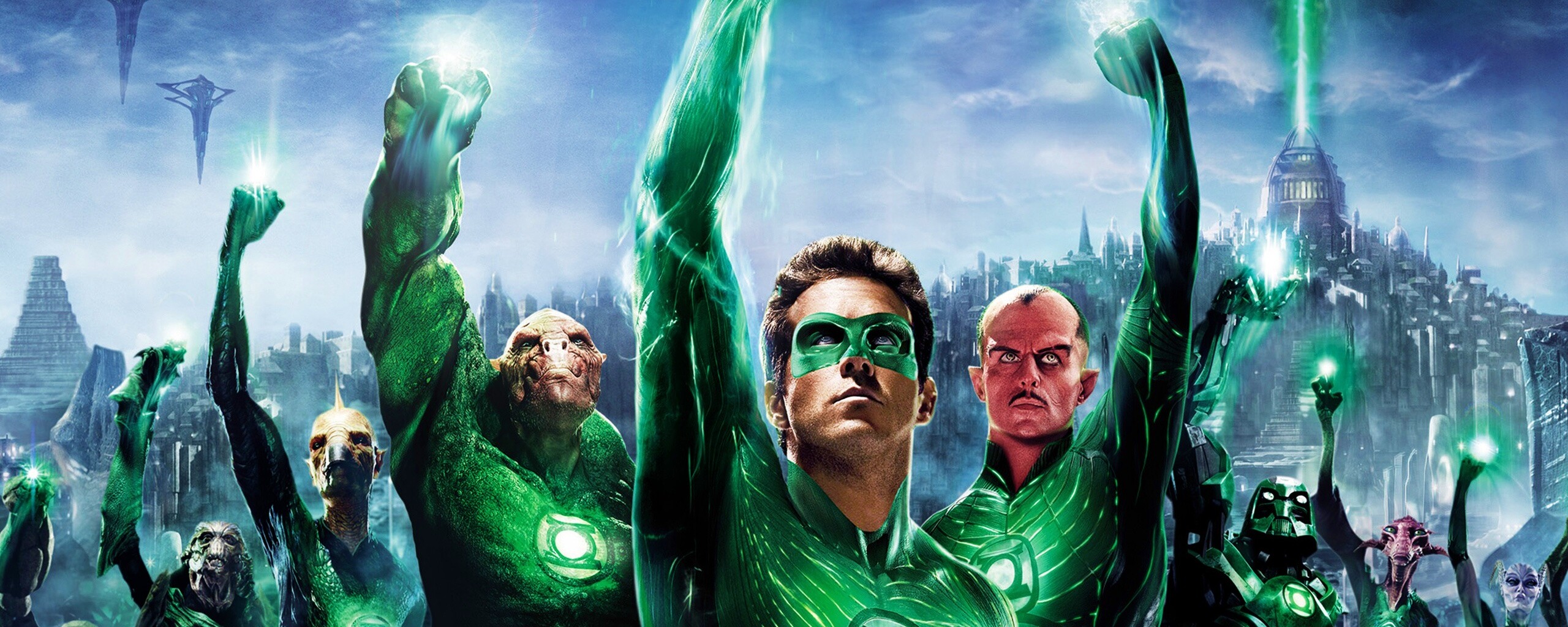 Зеленый фонарь обои