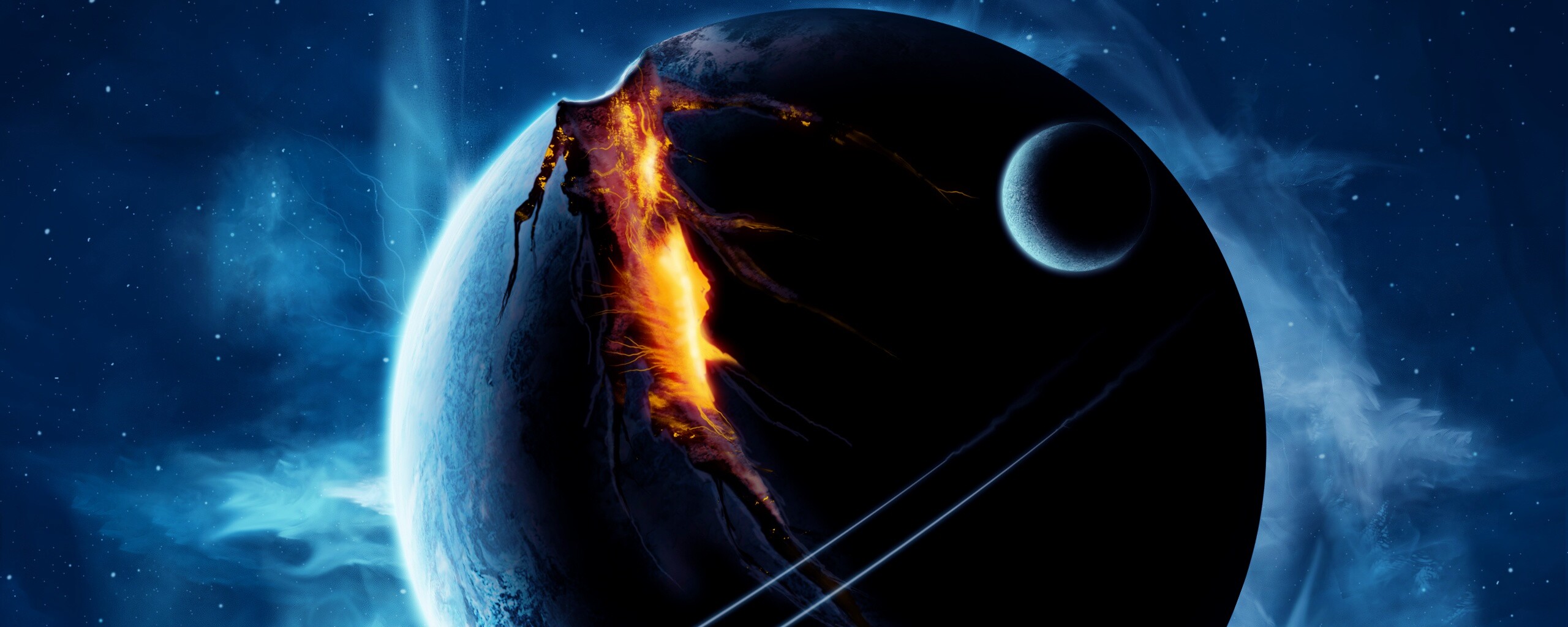 Эвакуация с гибнущей планеты обои