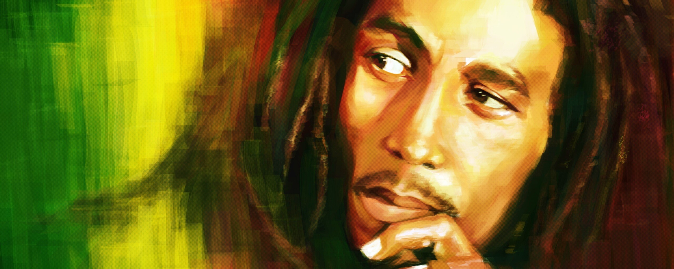 Портет Боба Марли обои