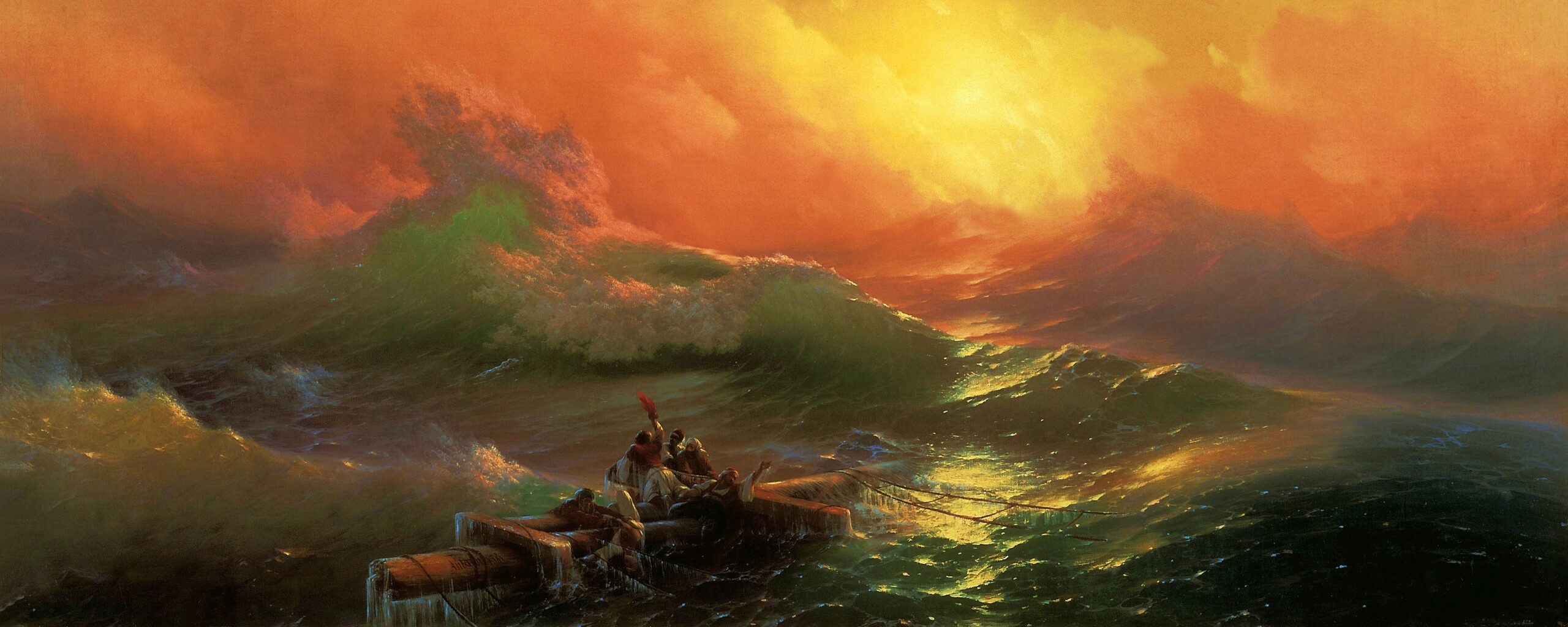 Айвазовский: Девятый вал обои