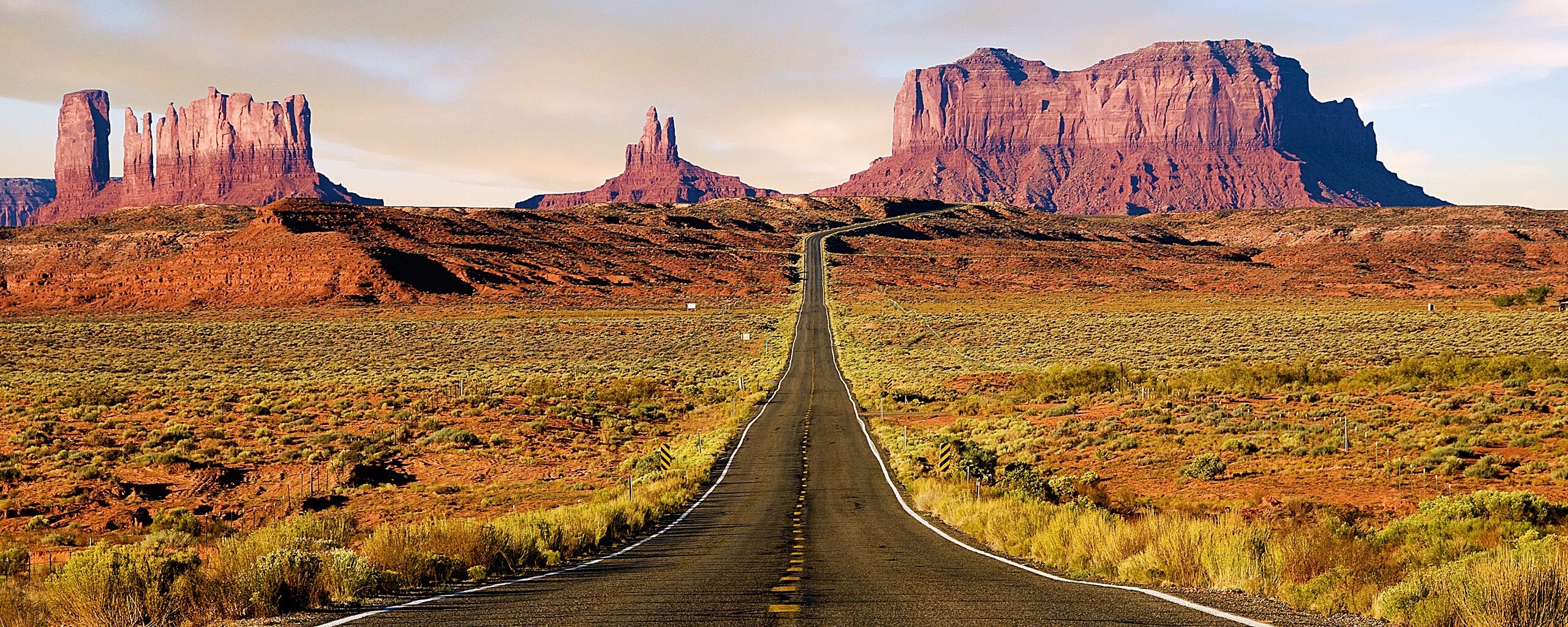 Дорога в пустыне обои