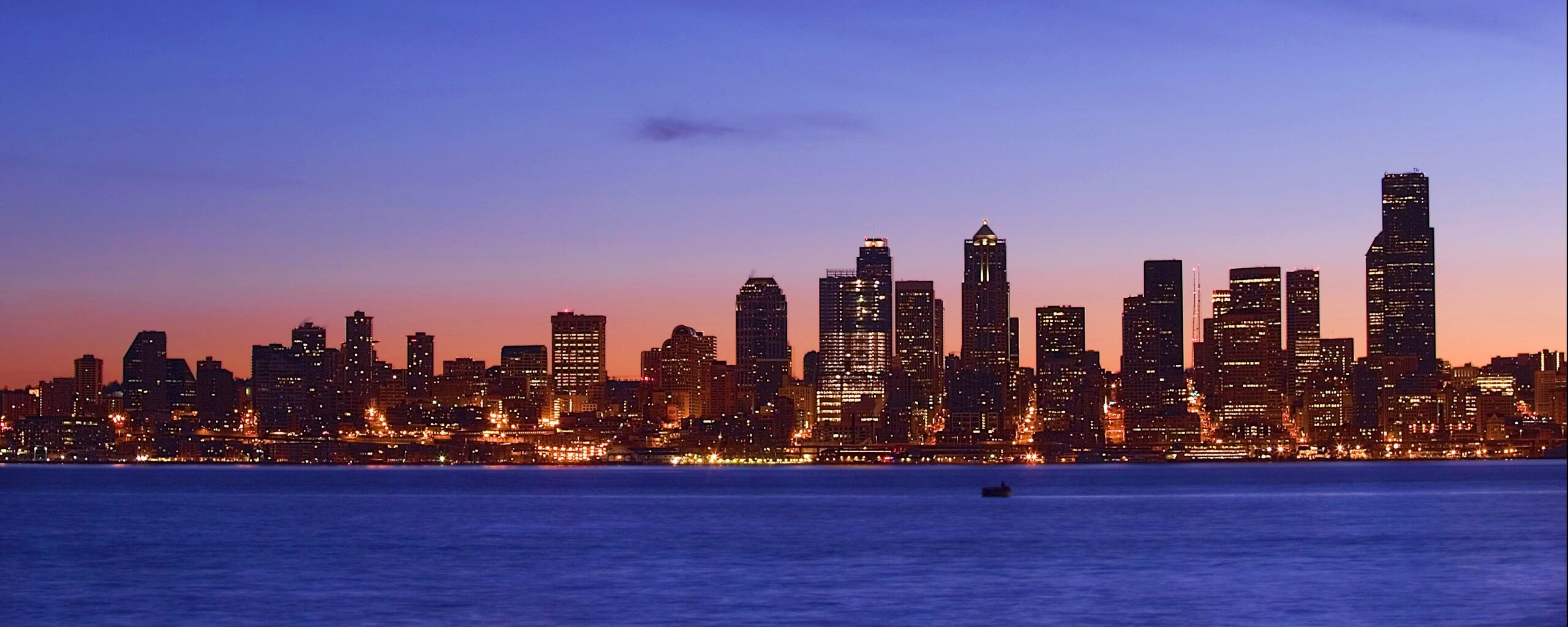 Пейзаж Сиэтла обои