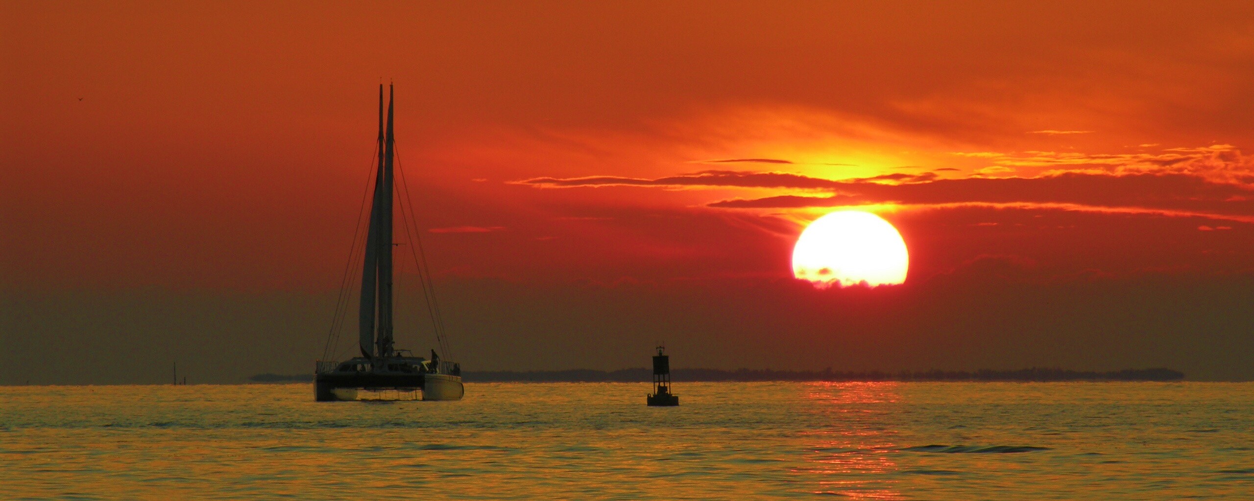 Празднование заката обои