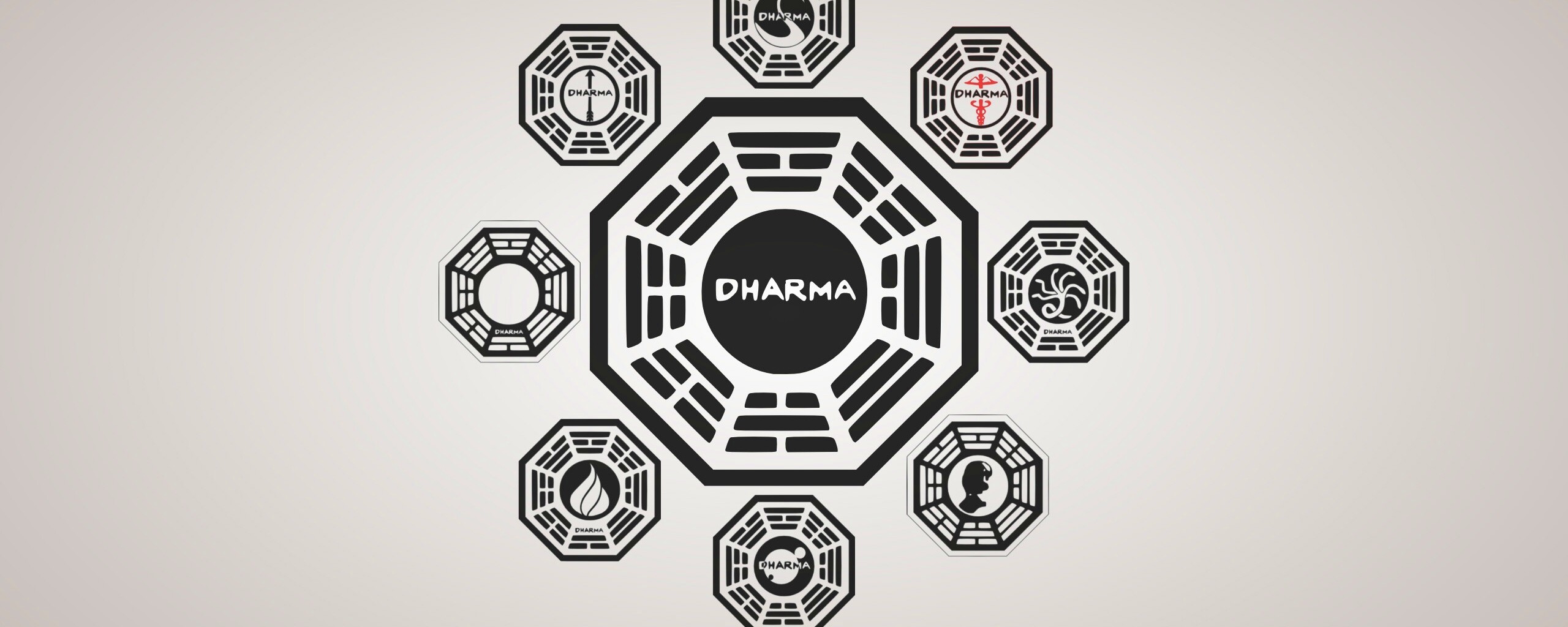 Логотипы станций Дхарма обои
