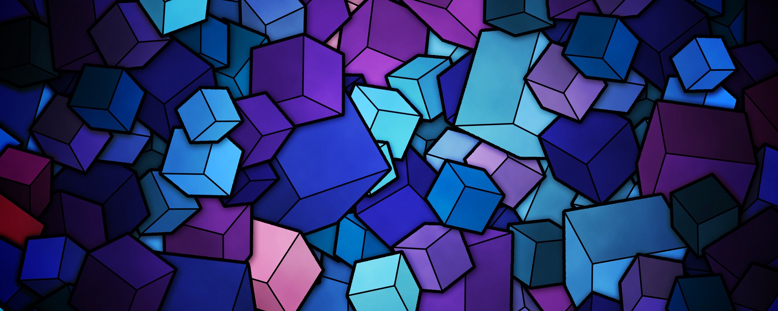 Кубики обои