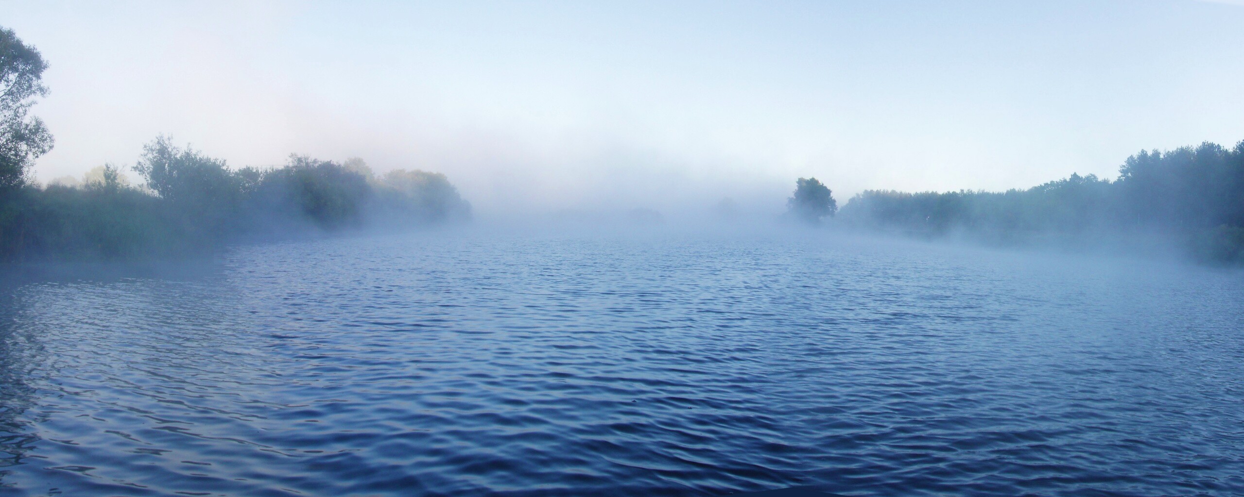 Речной туман обои