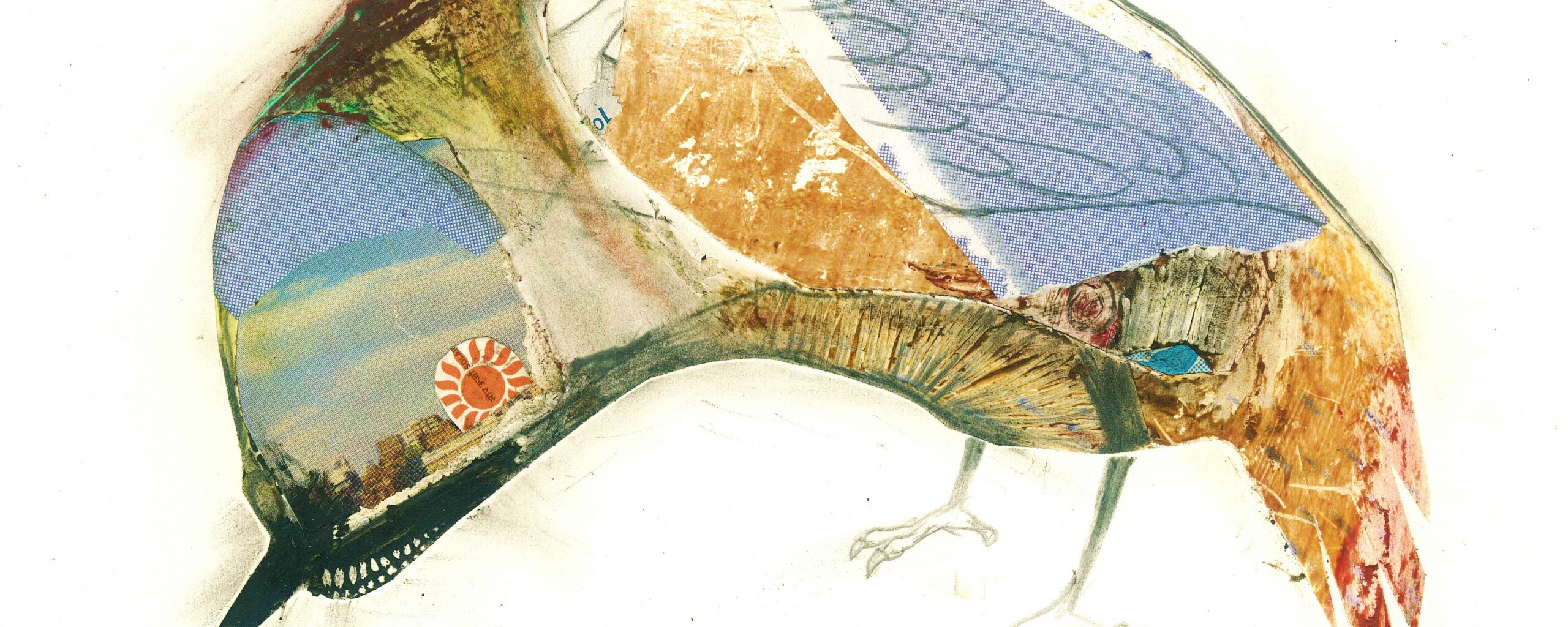 Аппликация Стефана Томпсона "Птица" обои