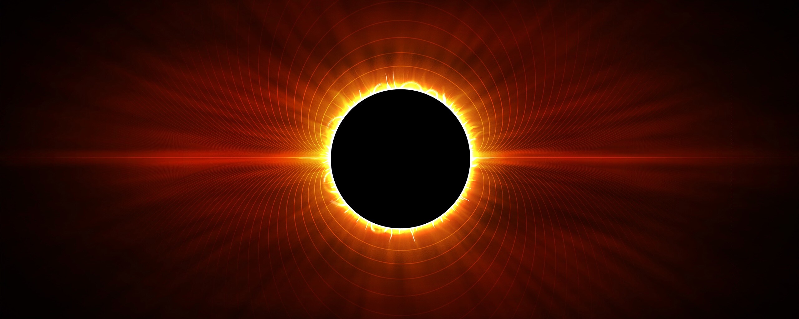 Солнецное затмение обои