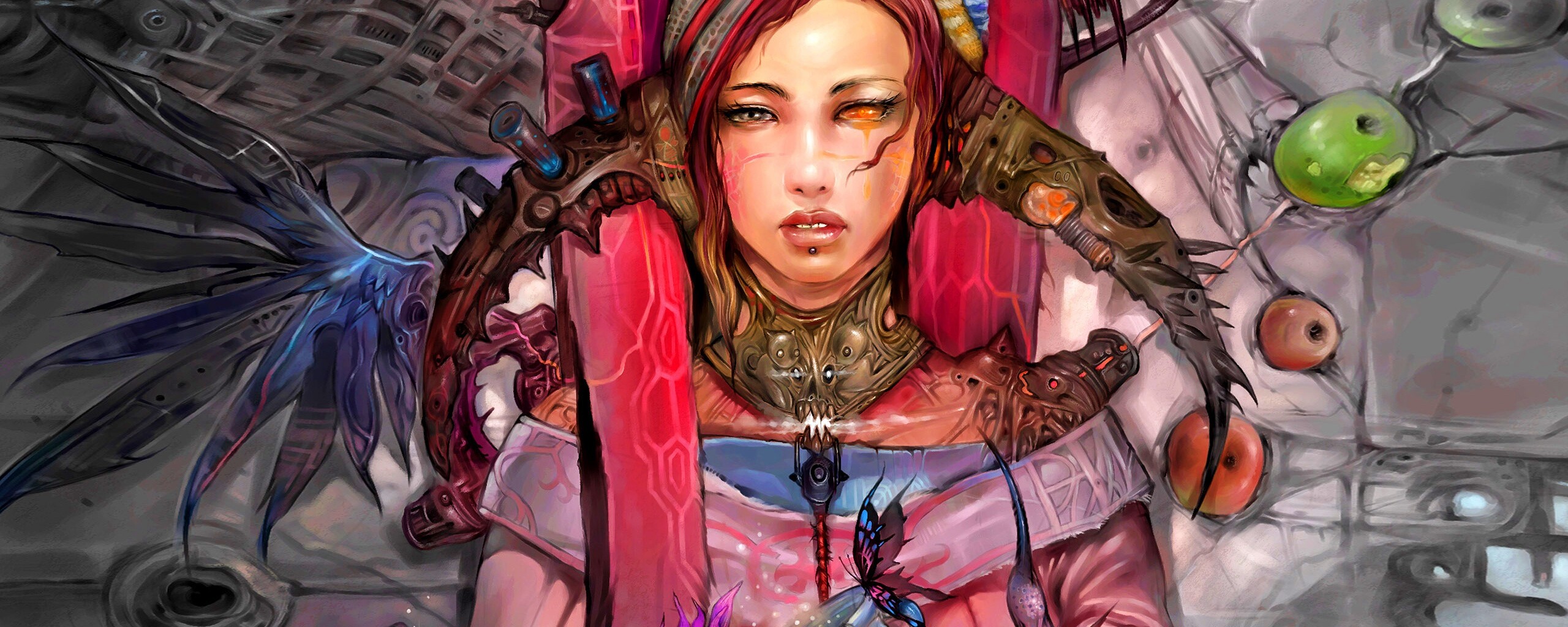 Странная девушка обои