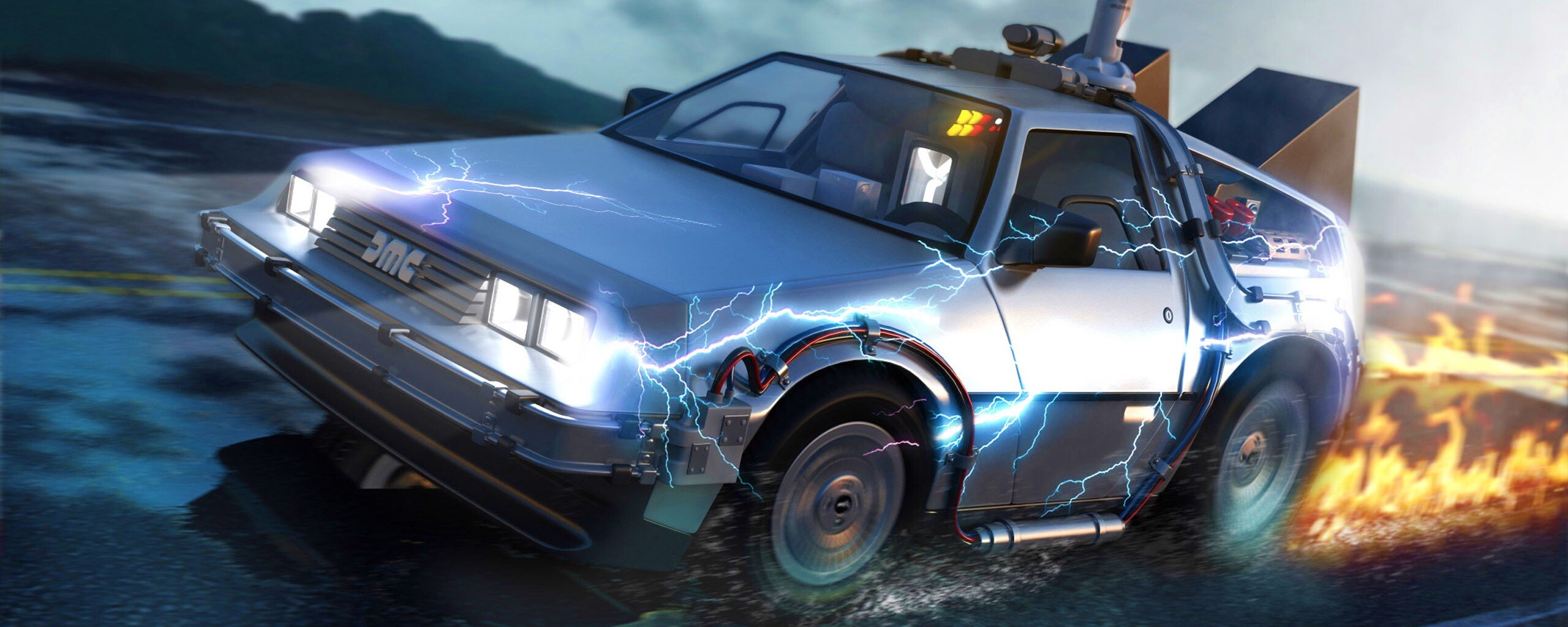 Машина времени обои