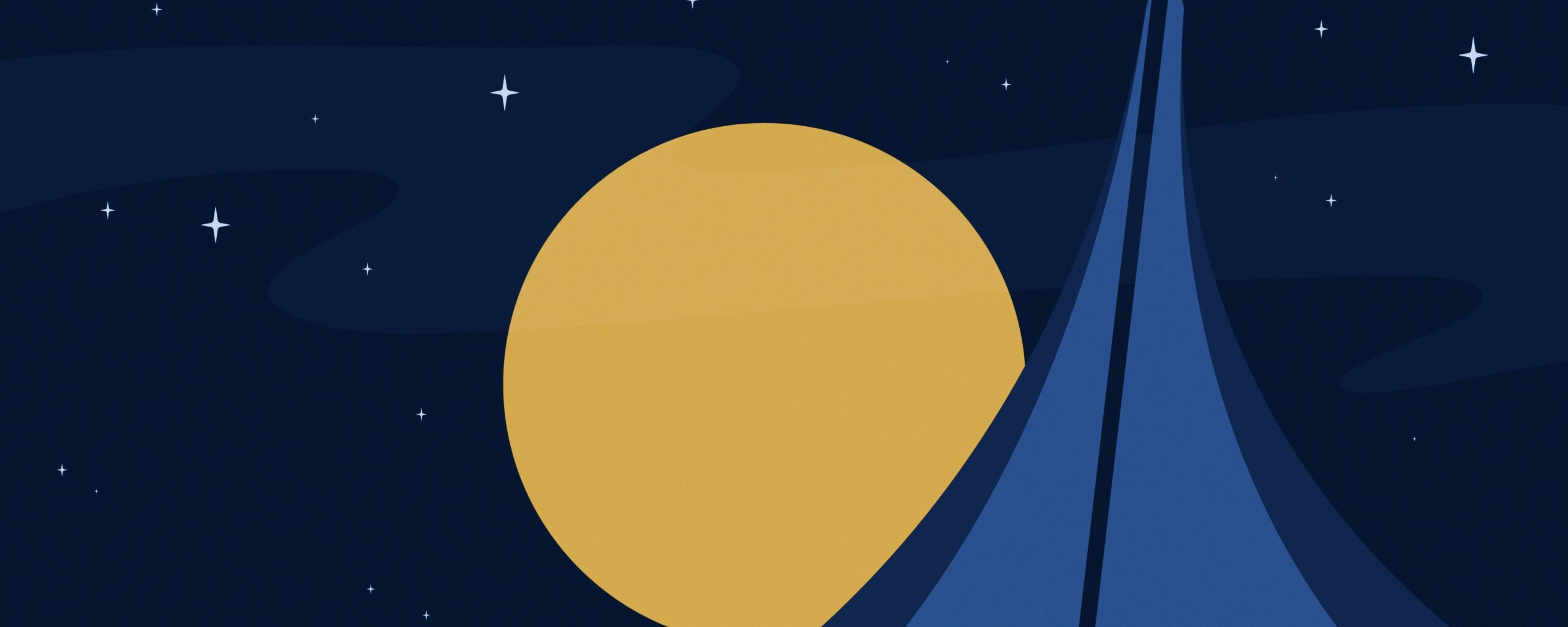 Полная луна обои