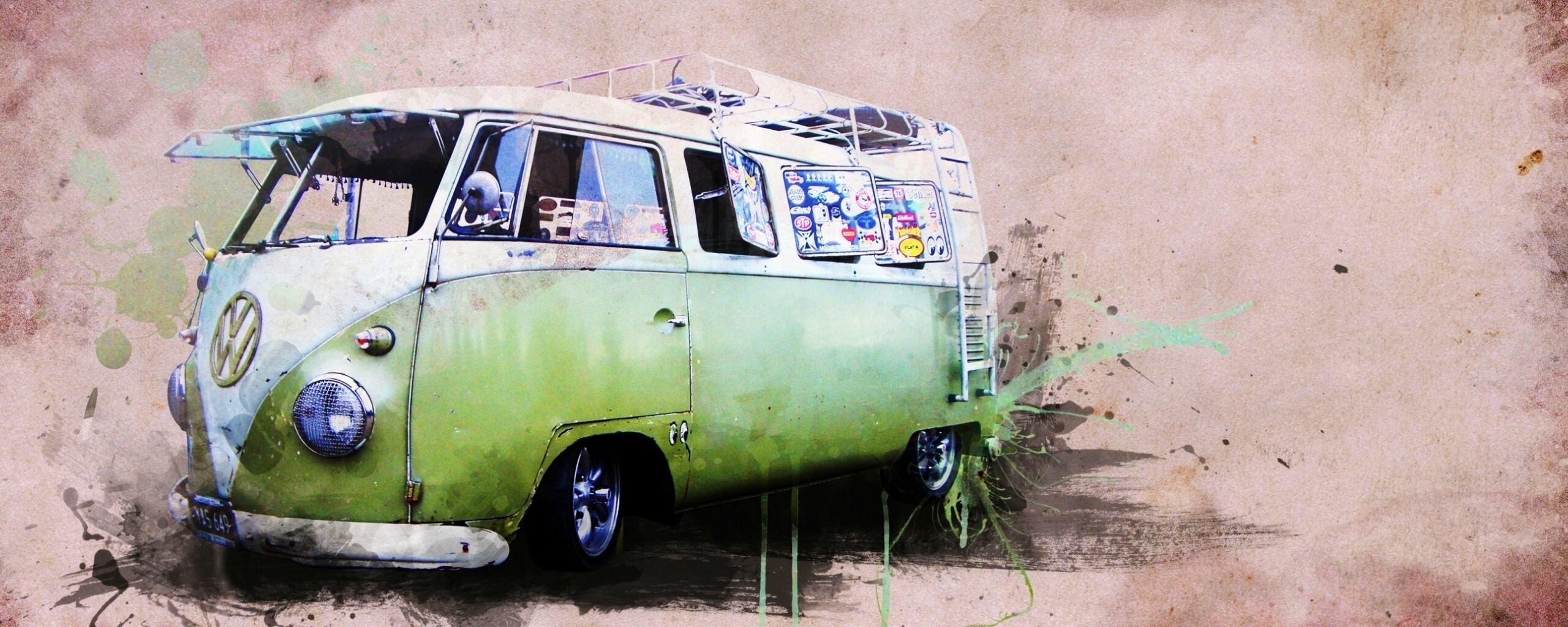 Фольксваген 56 года - лучший фургон для путешествий обои